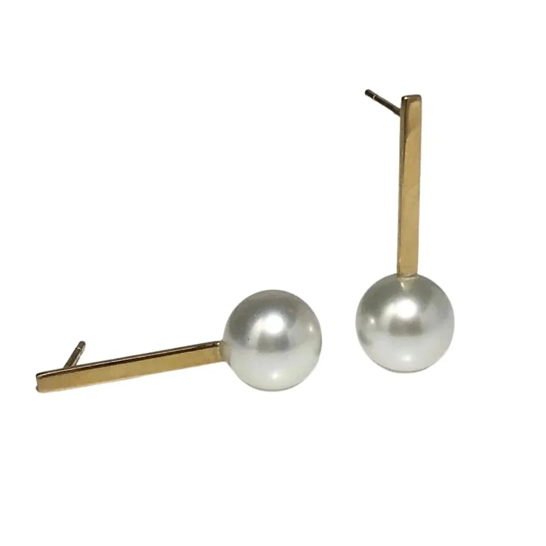 'Shelly3' Australian South Sea Pearl Earrings