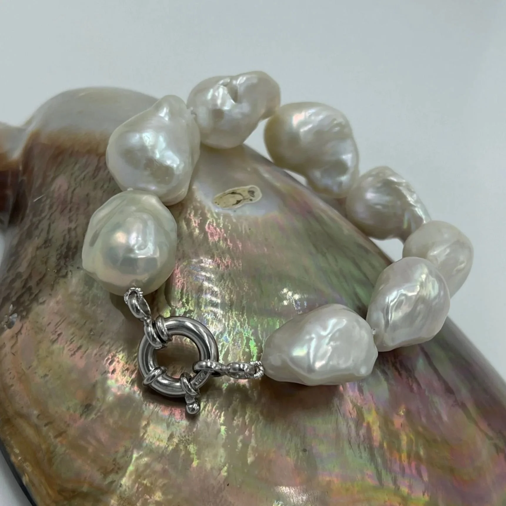 'Whitney' Freshwater 'Baroque' Pearl Bracelet