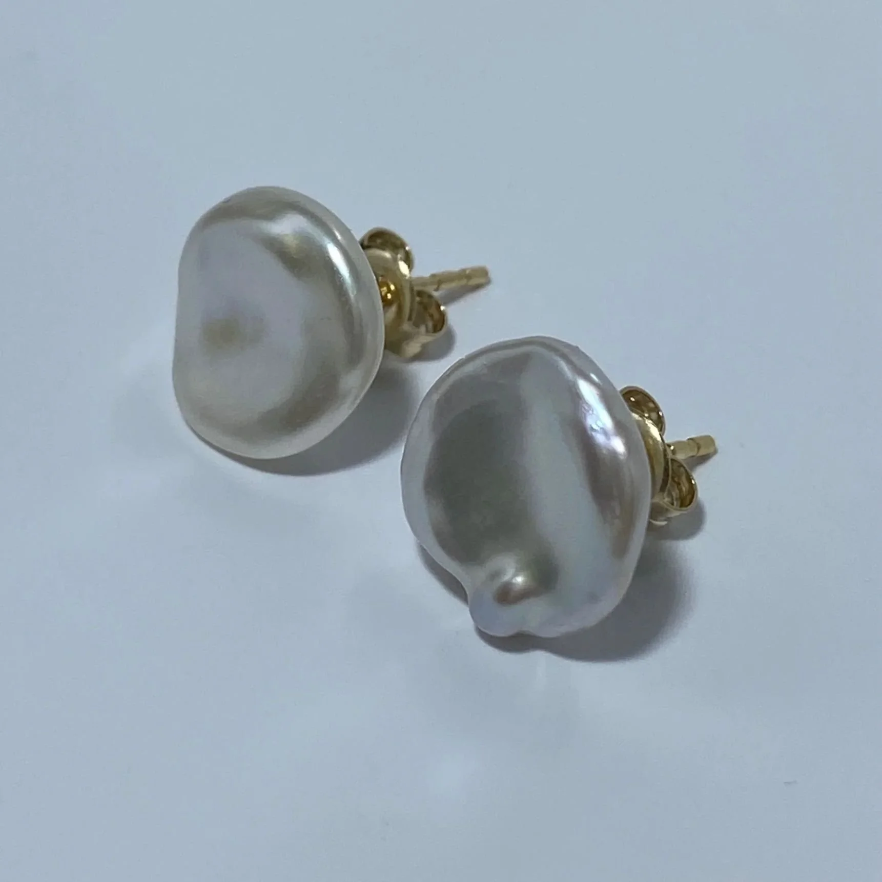 'Keshi' Freshwater Pearl Earrings