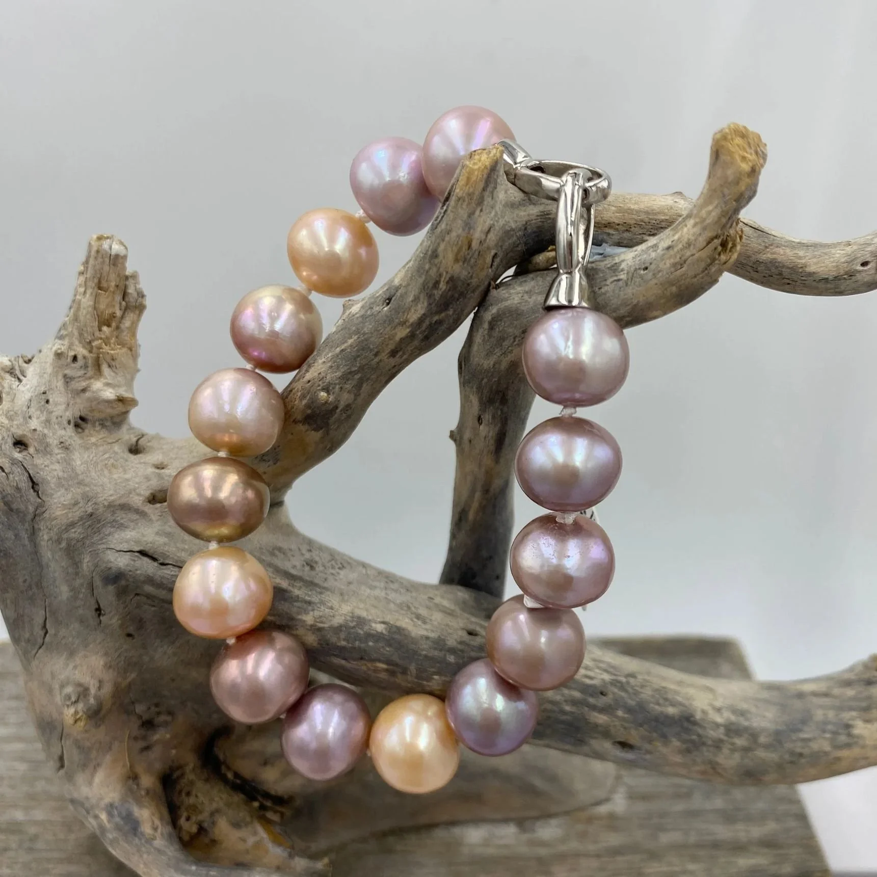 ‘Kazu’ Multicolour Freshwater Pearl Bracelet