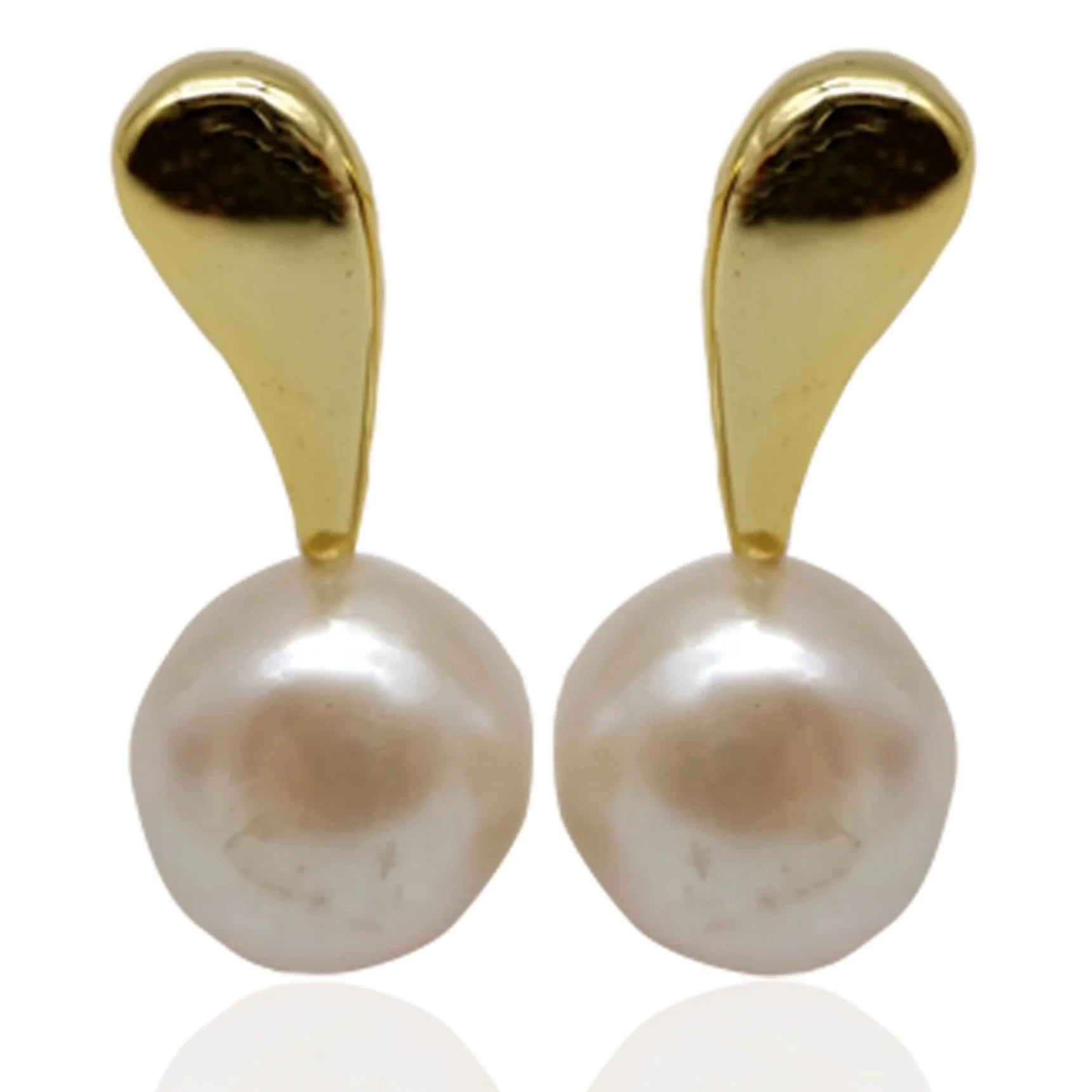 'Pointy' Freshwater Pearl Earrings