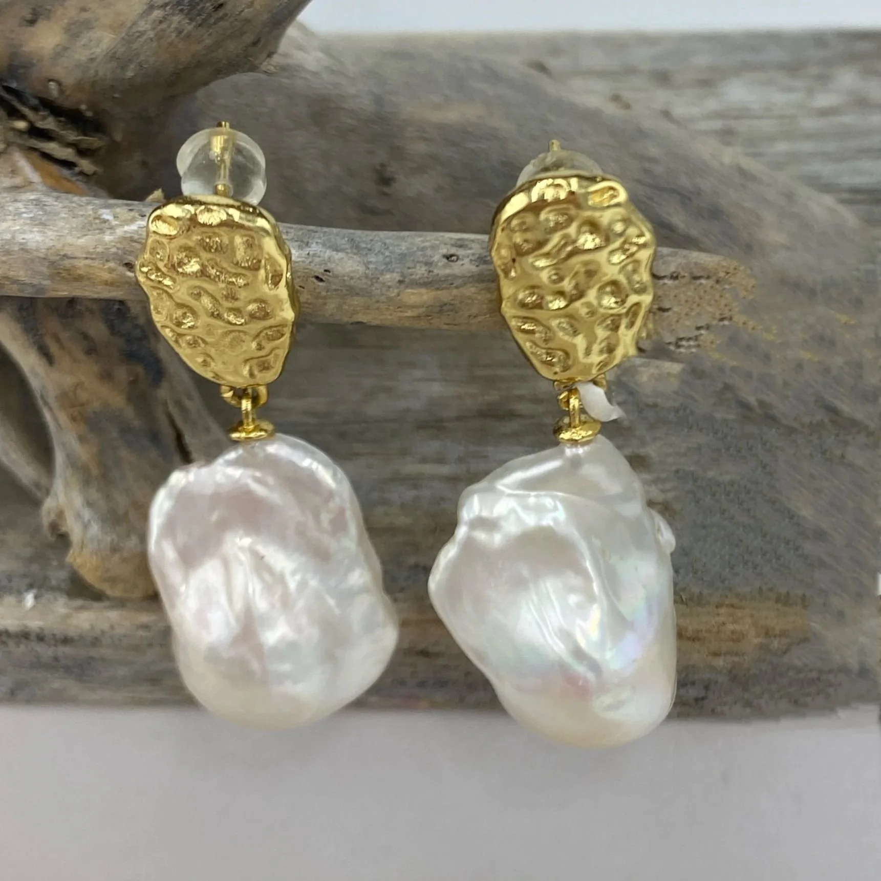 'Tex' Freshwater Baroque Pearl Earrings