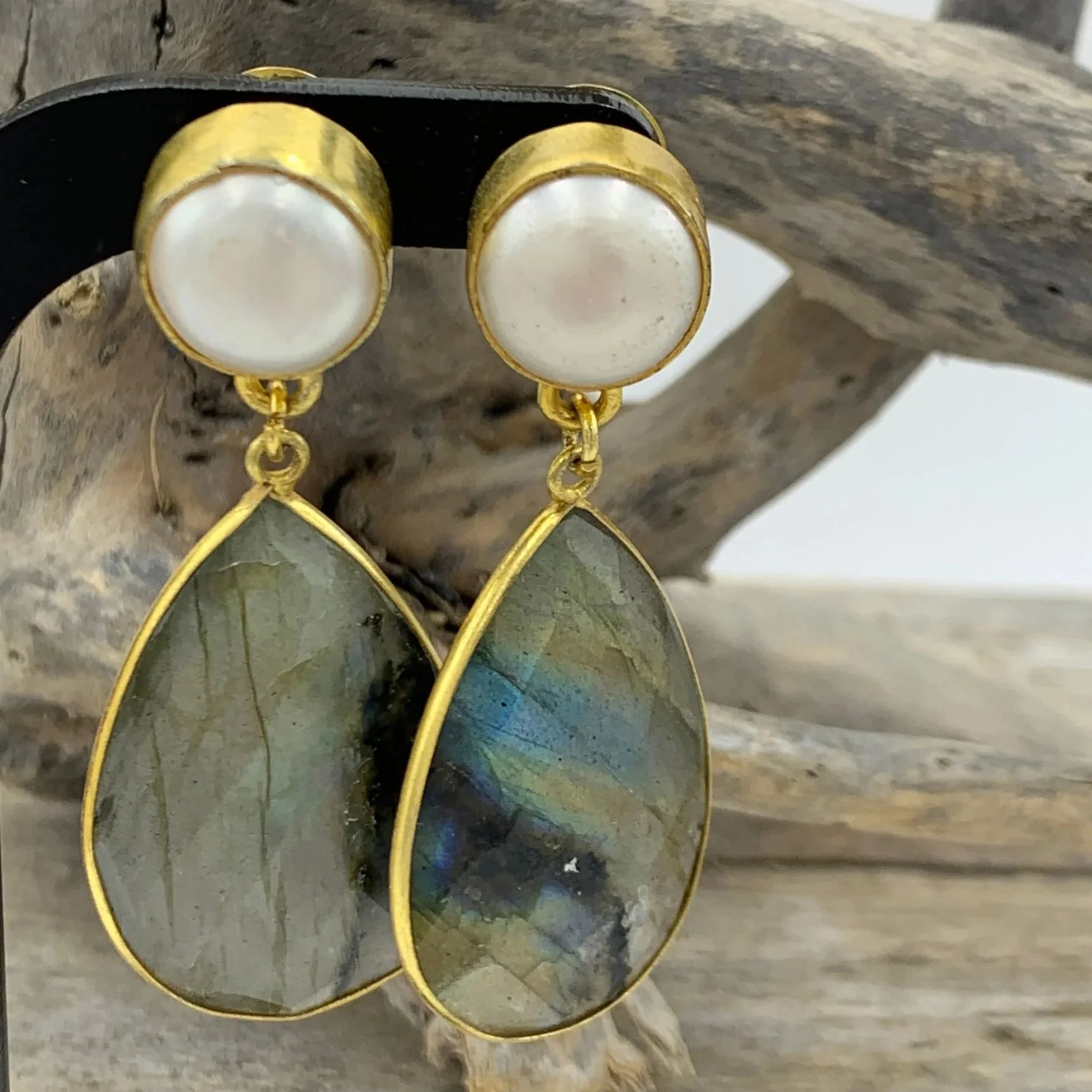 'Marlo' Freshwater Pearl Turkish Inspired Earrings