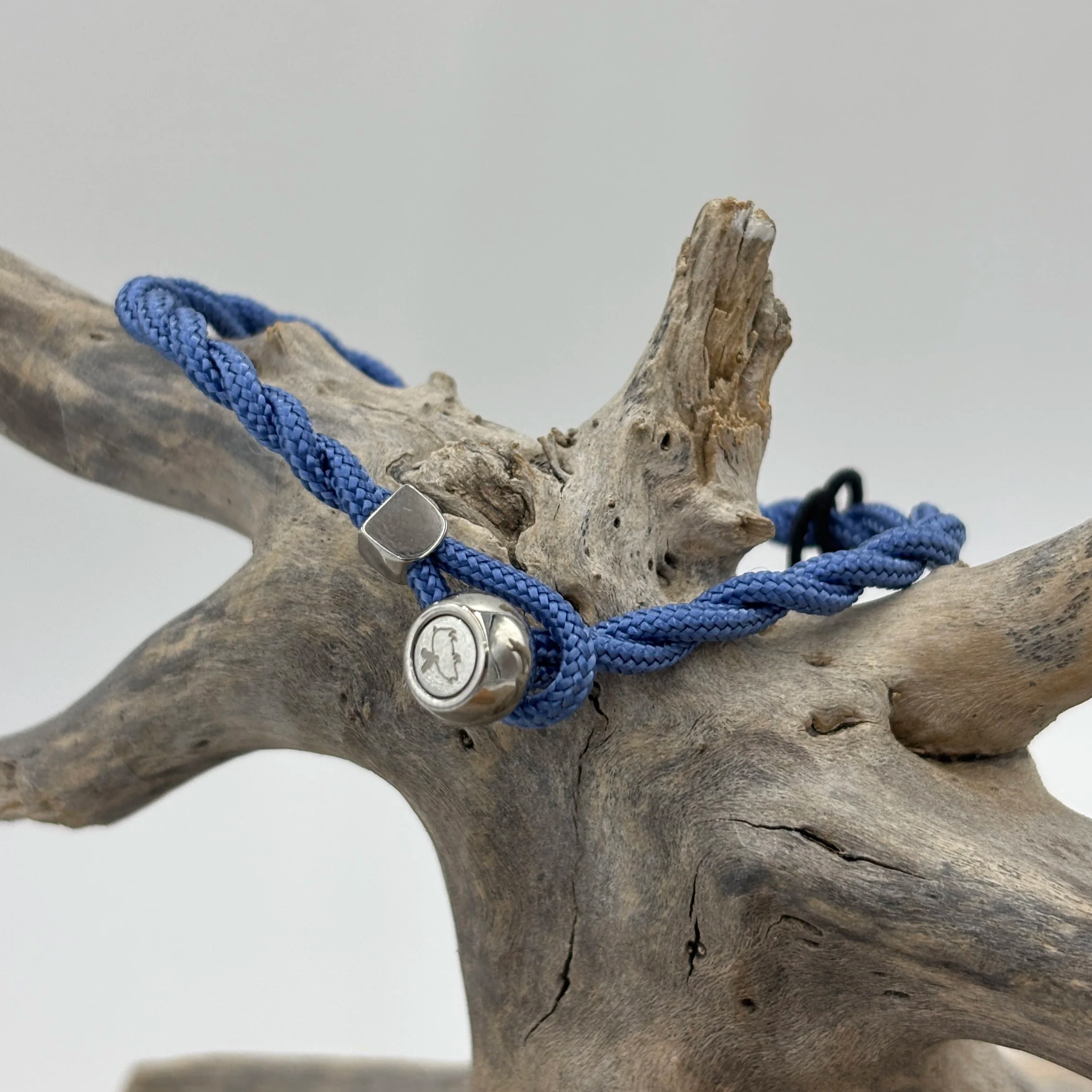 'Easy Ed' Indigo Purple Pig and Hen Bracelet