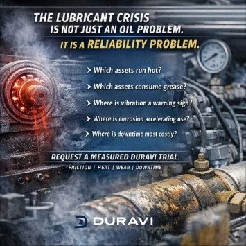 The Lubricant Crisis Is Not Just an Oil Problem. It Is a Reliability Problem