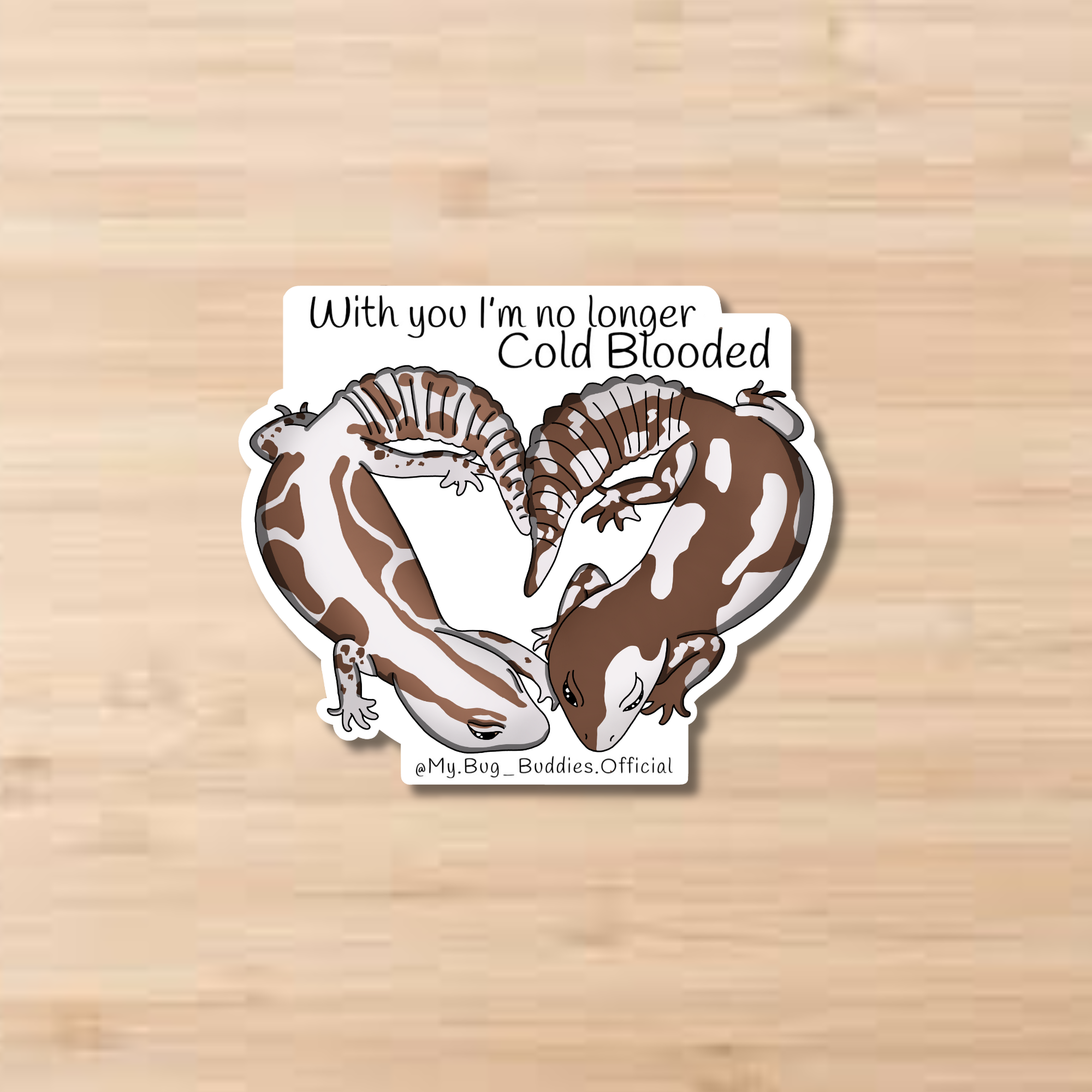 V.1 W/ You I'm No Longer Coldblooded Sticker