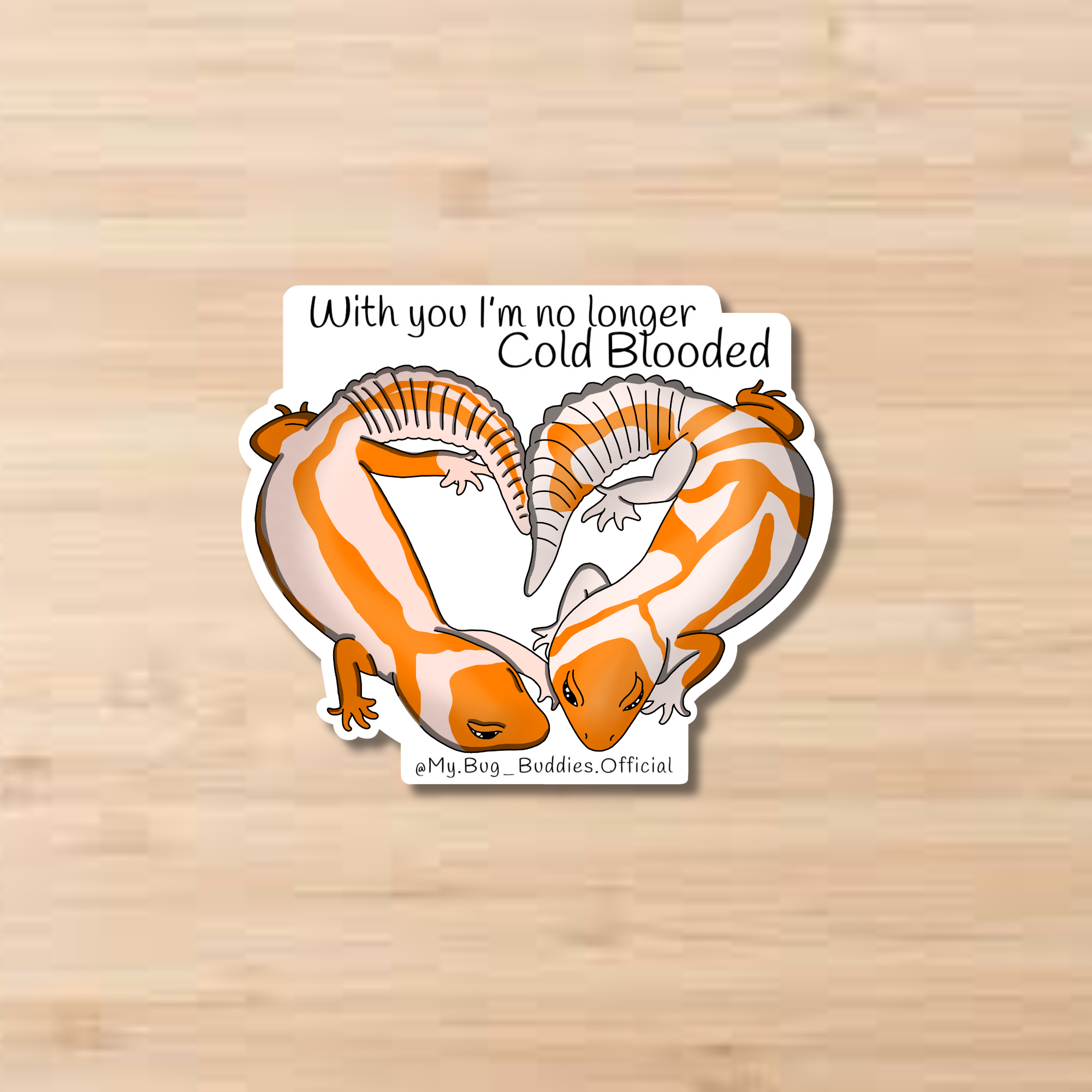 V.1 W/ You I'm No Longer Coldblooded Sticker