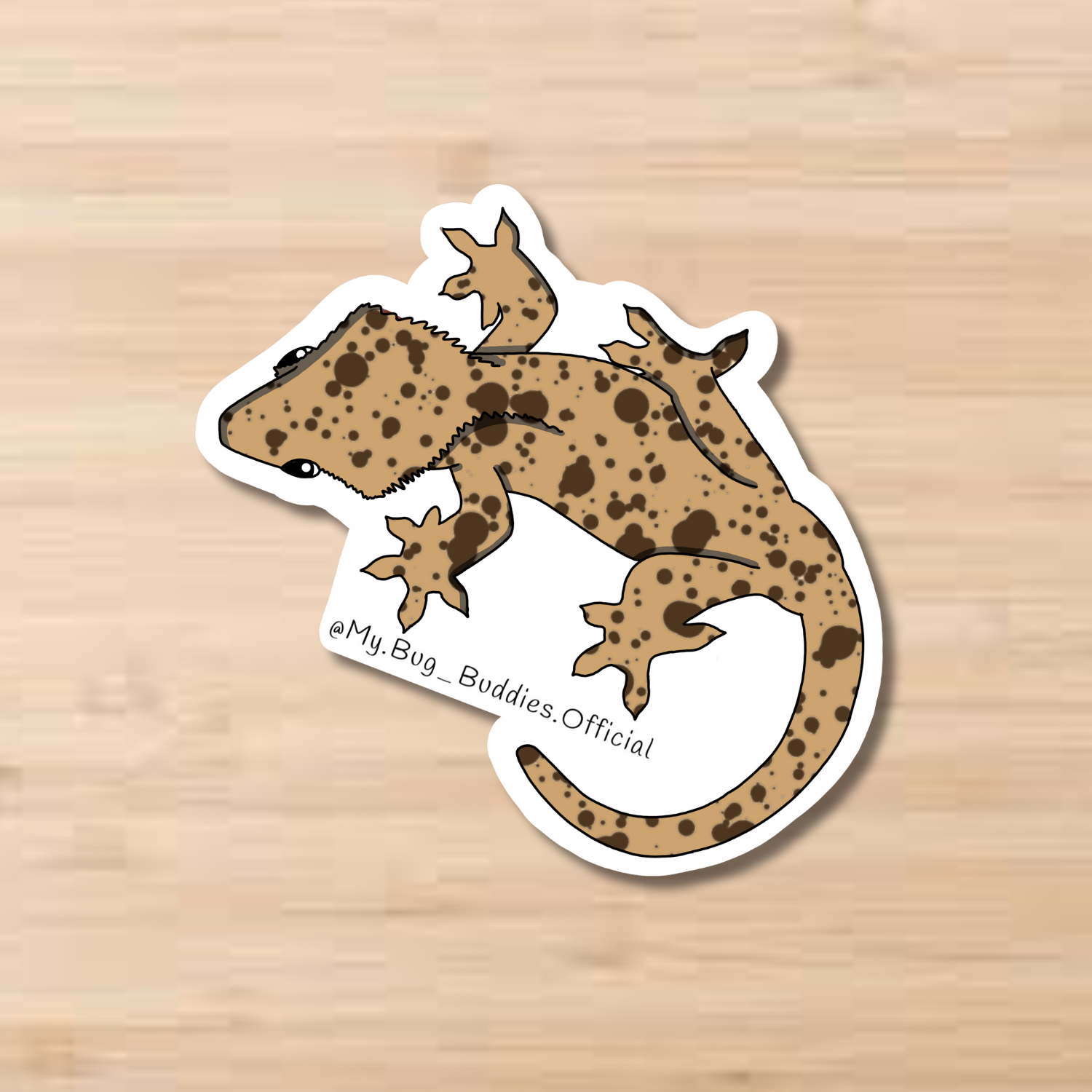 V.3 Crested Gecko Sticker