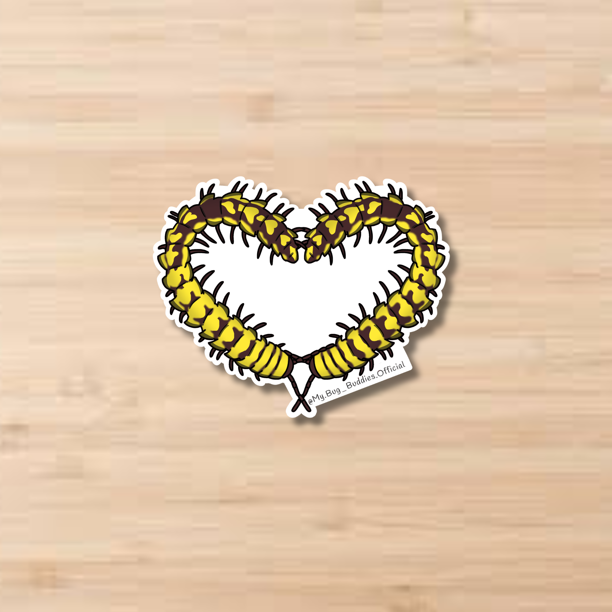 S-153 Yellow Millipede Heart Cover.png