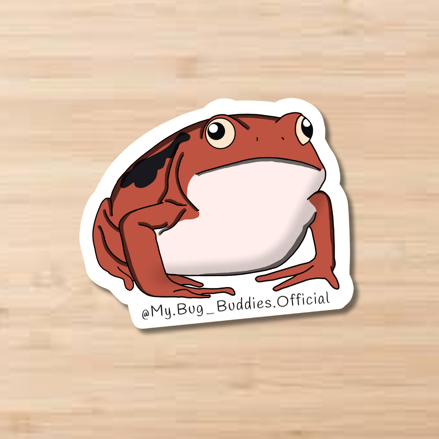 Tomato Frog Sticker