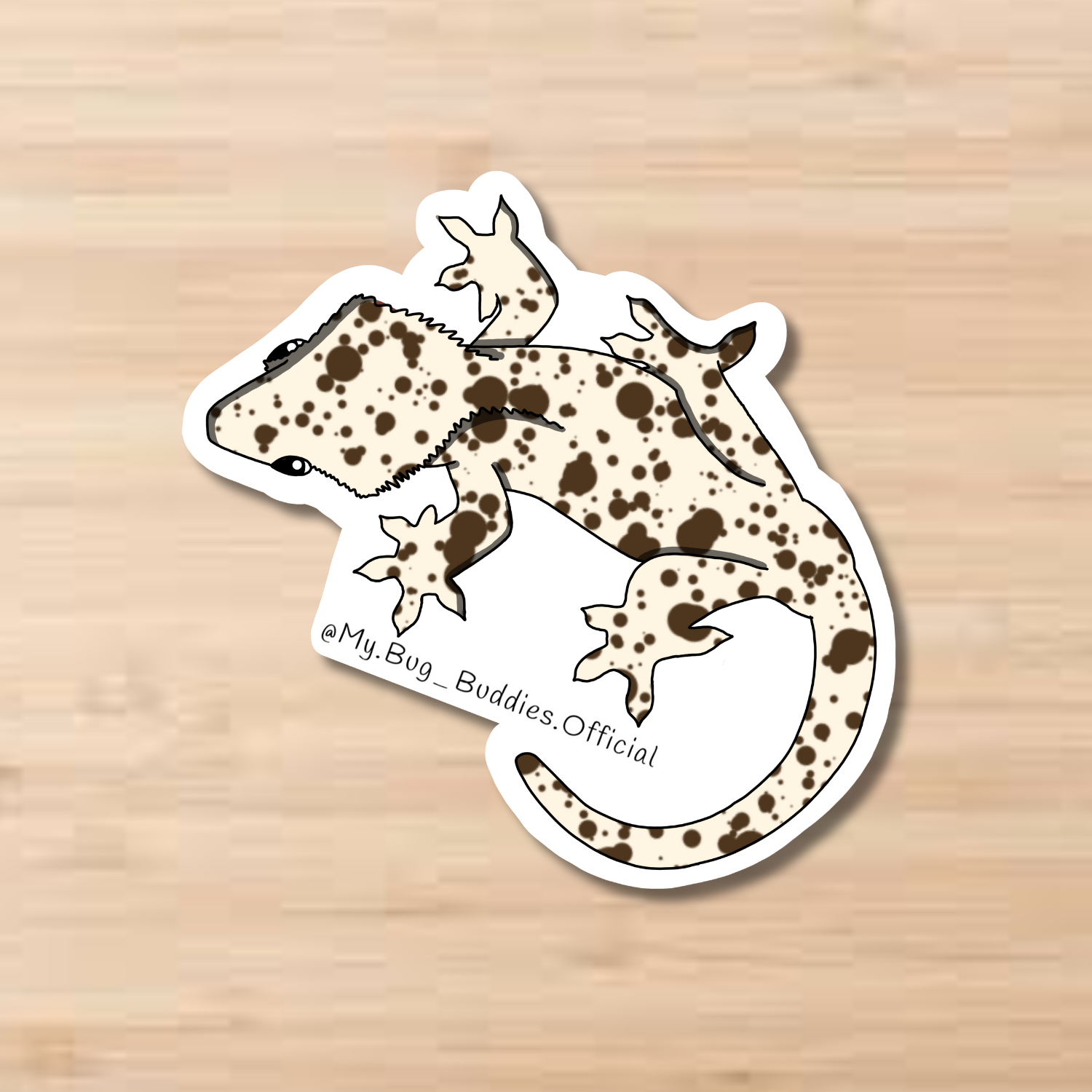 V.5 Crested Gecko Sticker