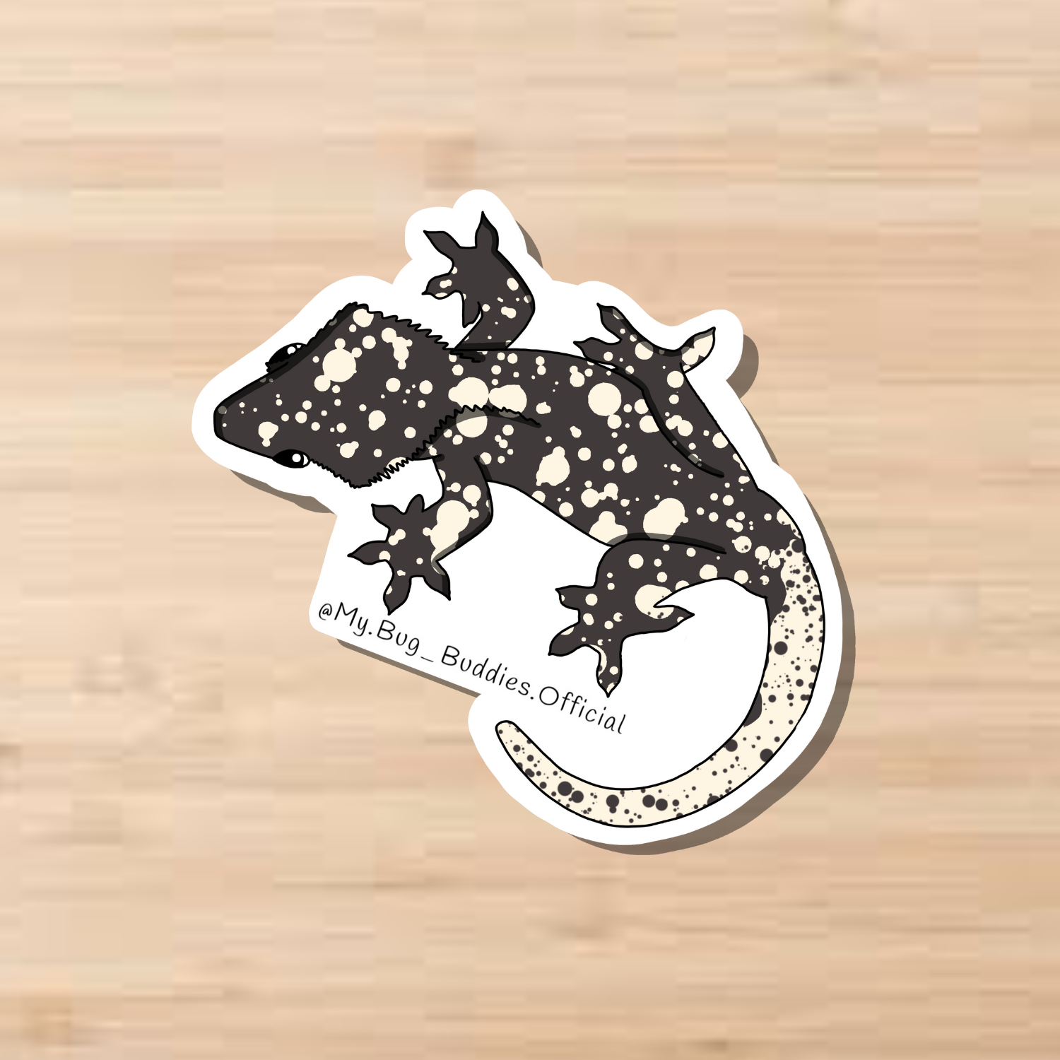 V.6 Crested Gecko Sticker