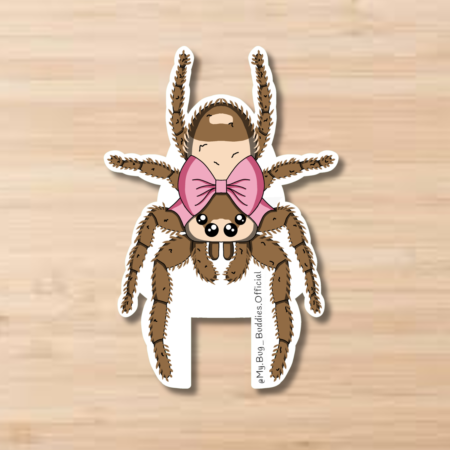 Jumping Spider Plushie Sticker