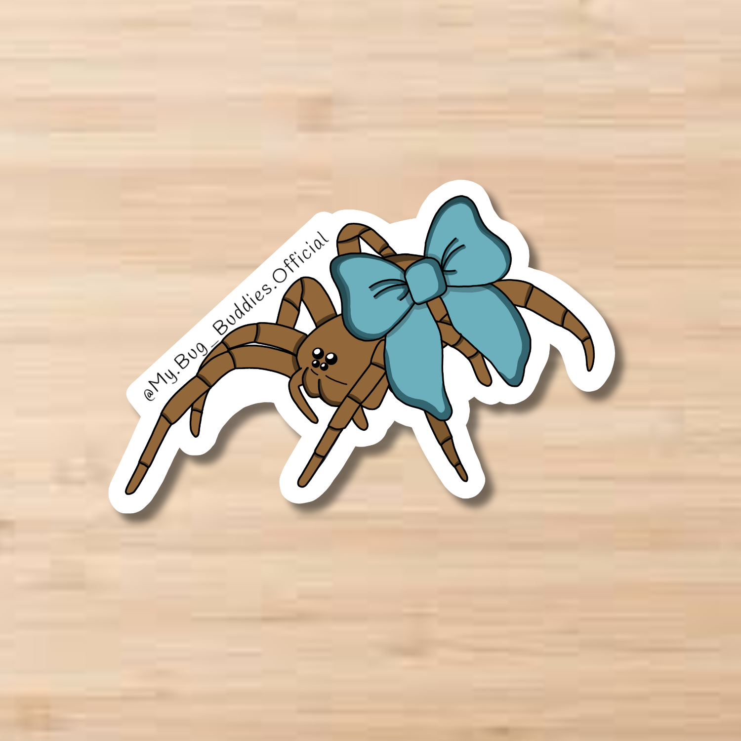 Brown Spider Sticker