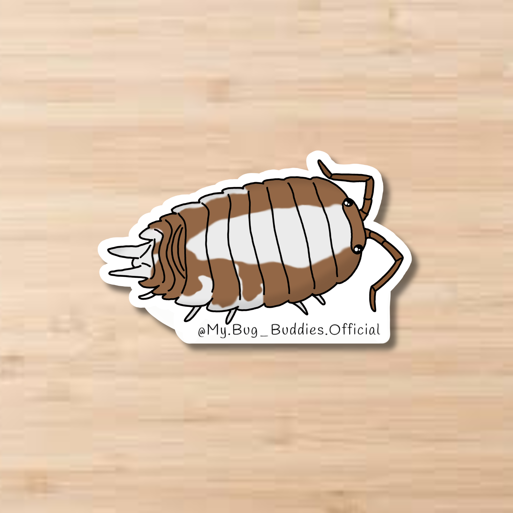 Milkback Isopod Sticker