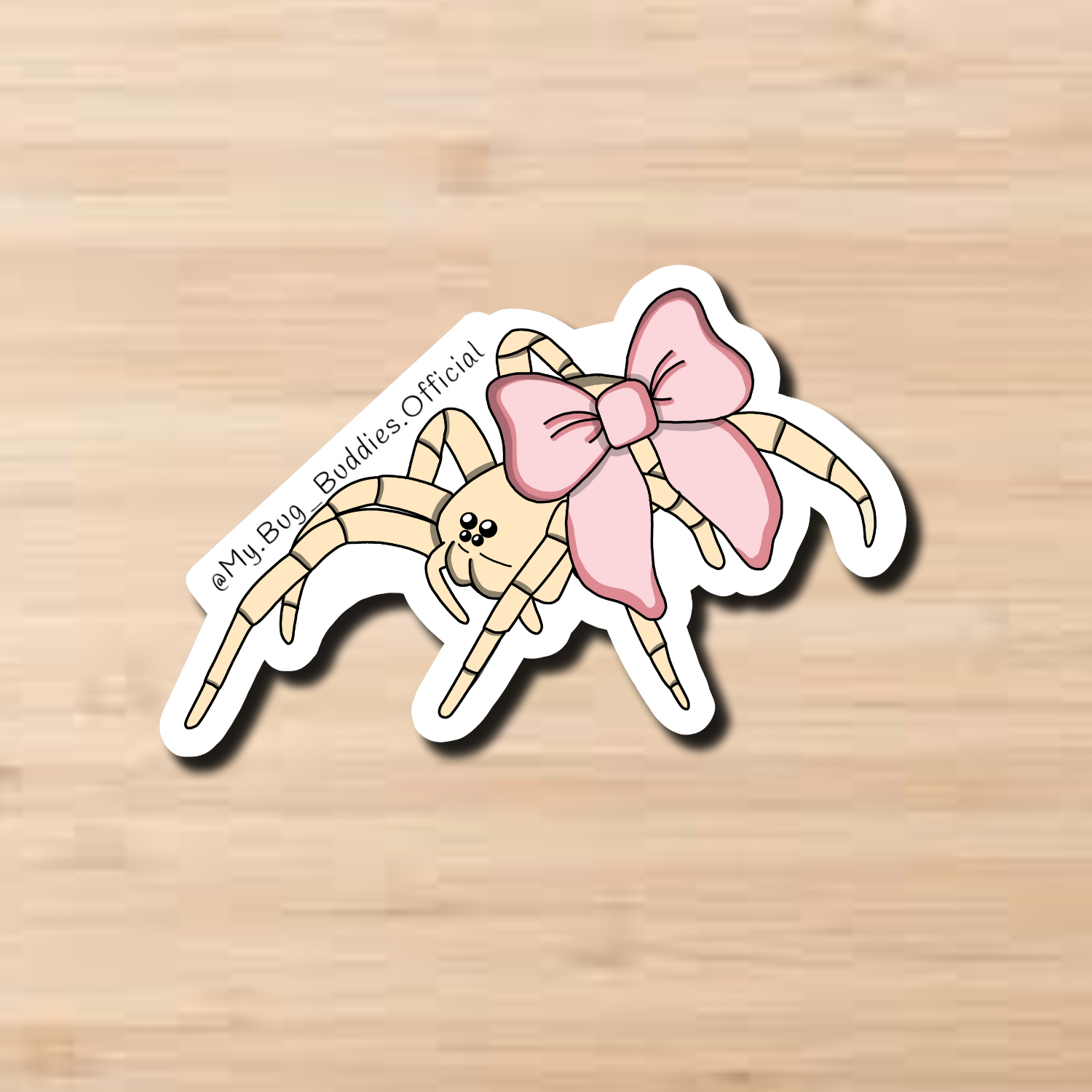 White Spider Sticker