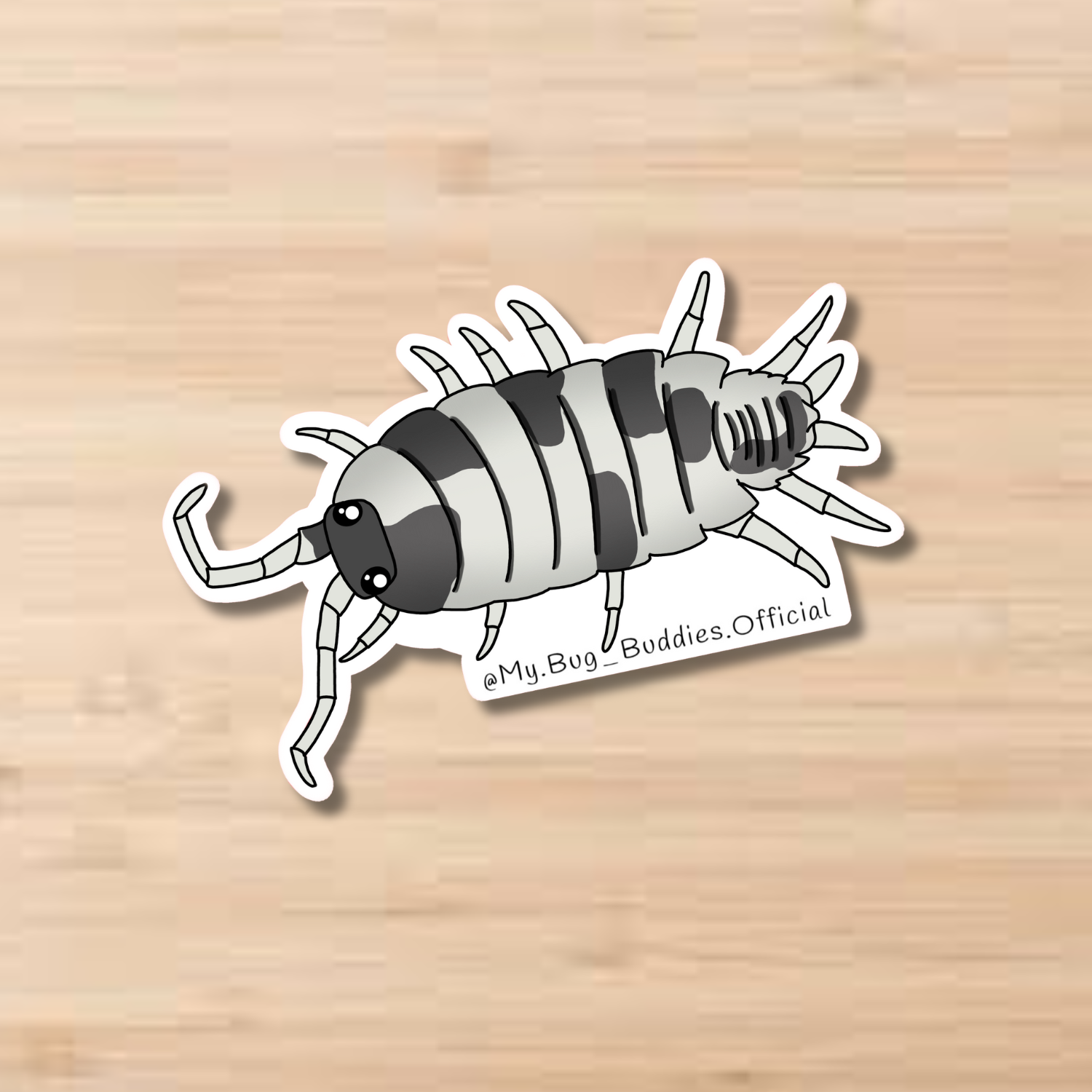 Oreo Crumble Isopod Sticker