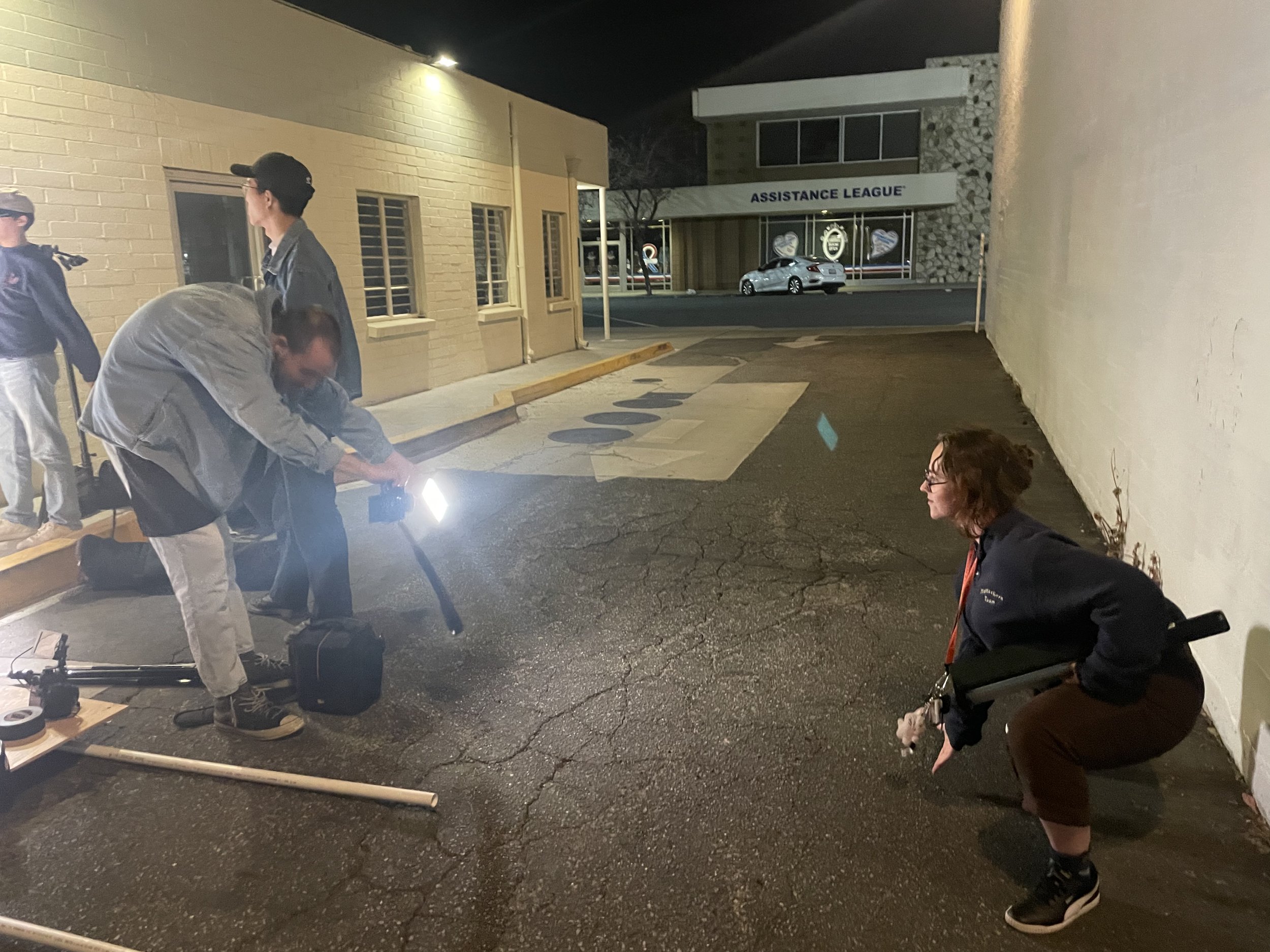 BTS of unpublished film