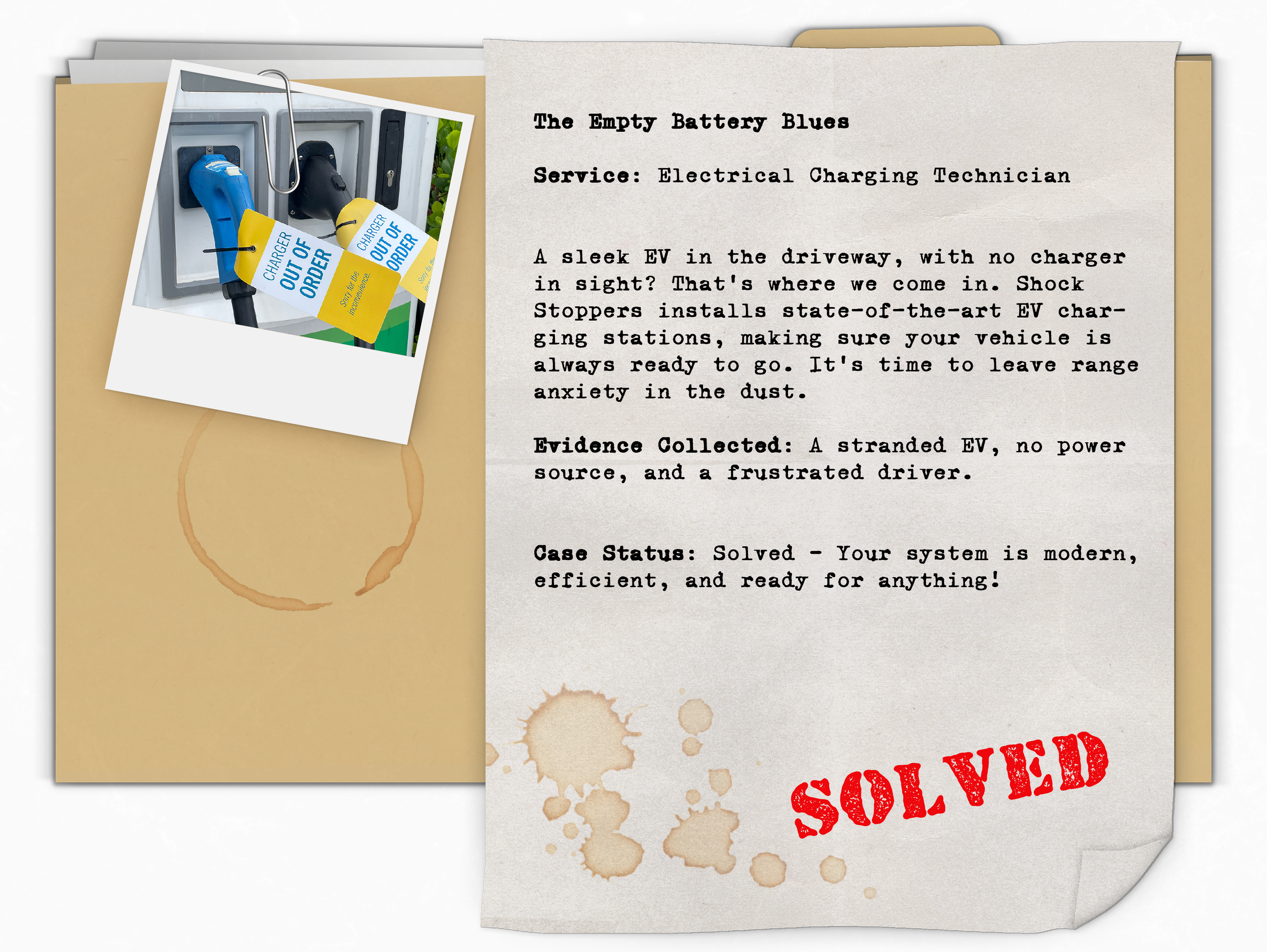 Shock Stoppers electrical services: panel changes, upgrades, maintenance, new builds, EV chargers