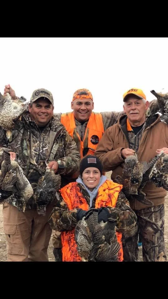 Miranda Dad Ryan and me - Grouse Hunt.jpg