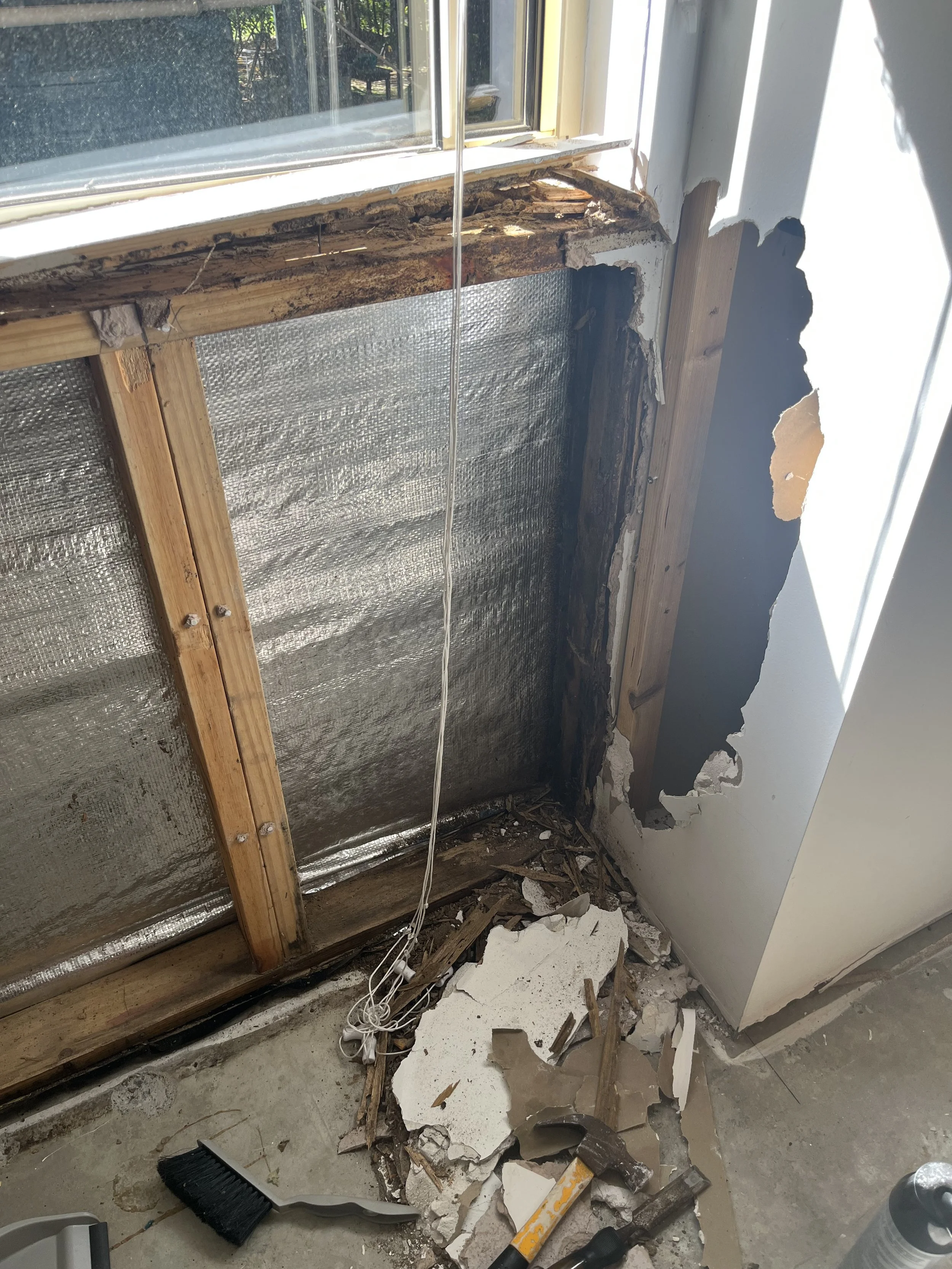Hidden termite damage found by Zone Pest.JPEG