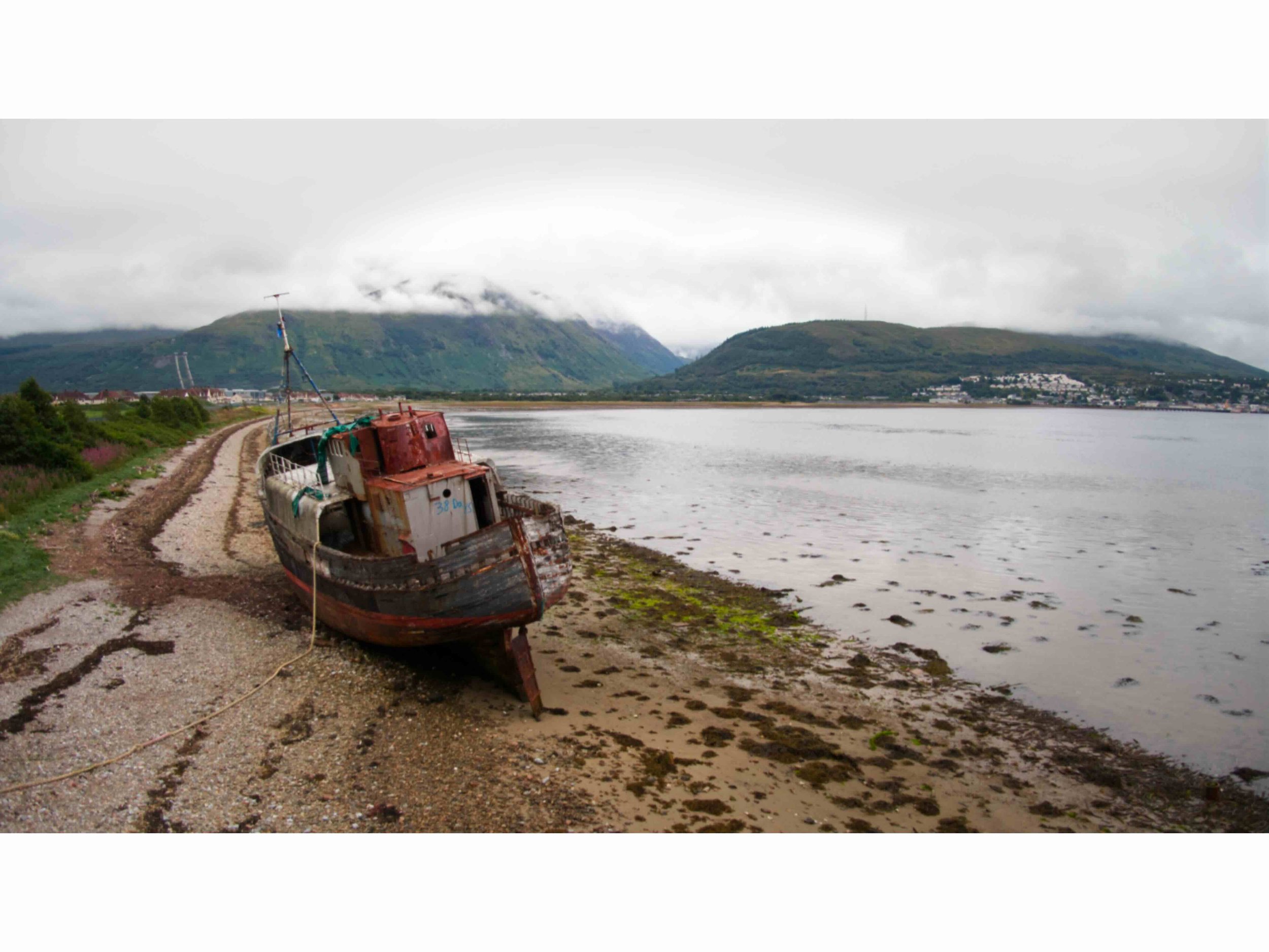Old Boat Of Coal