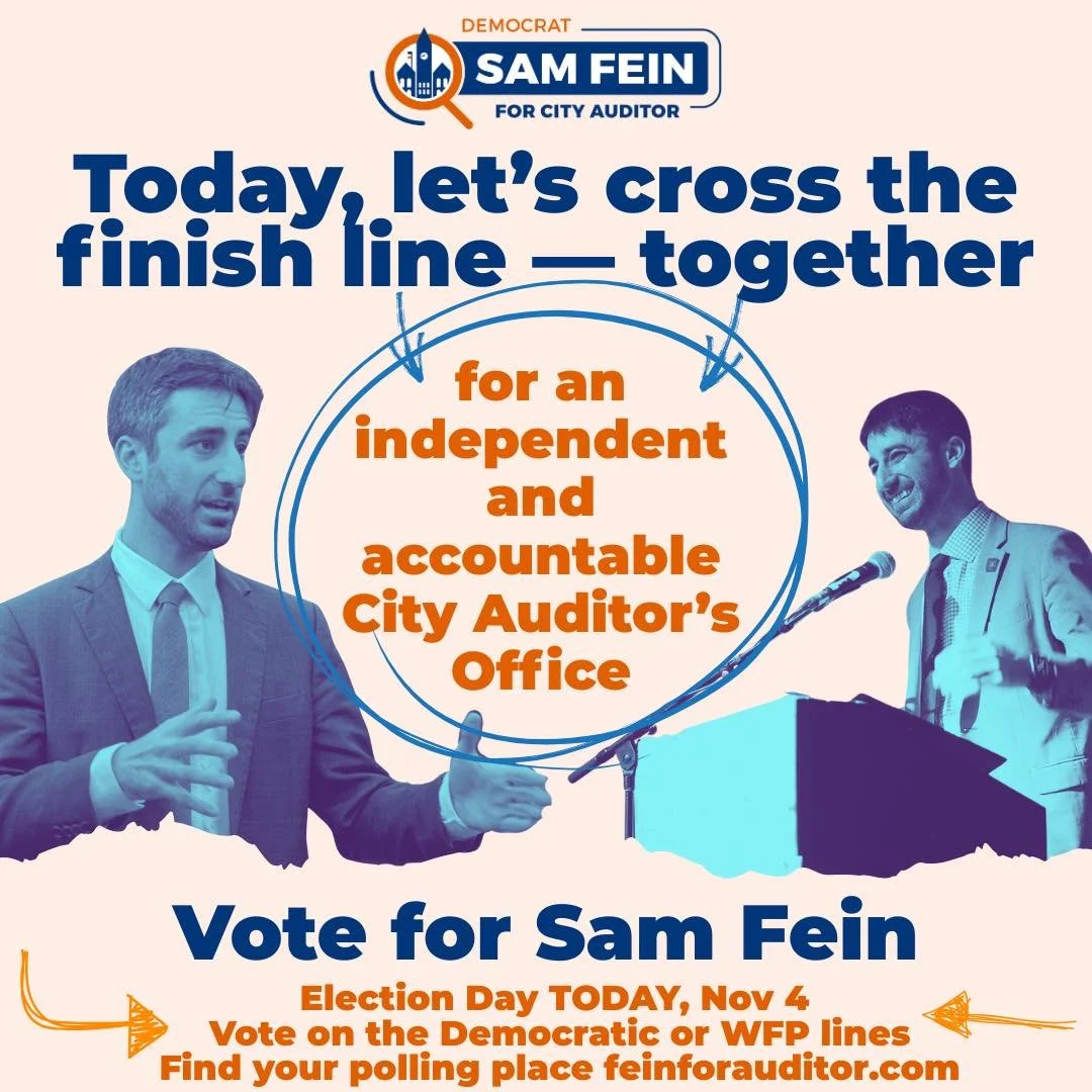 Today is Election Day! 🗳️🇺🇸🦅 Polls are open 6am-9pm, and you can use the link on our website to find your polling place. 

Let&rsquo;s cross the finish line &mdash; together. Vote for myself and my fellow Democratic candidates on the second slide