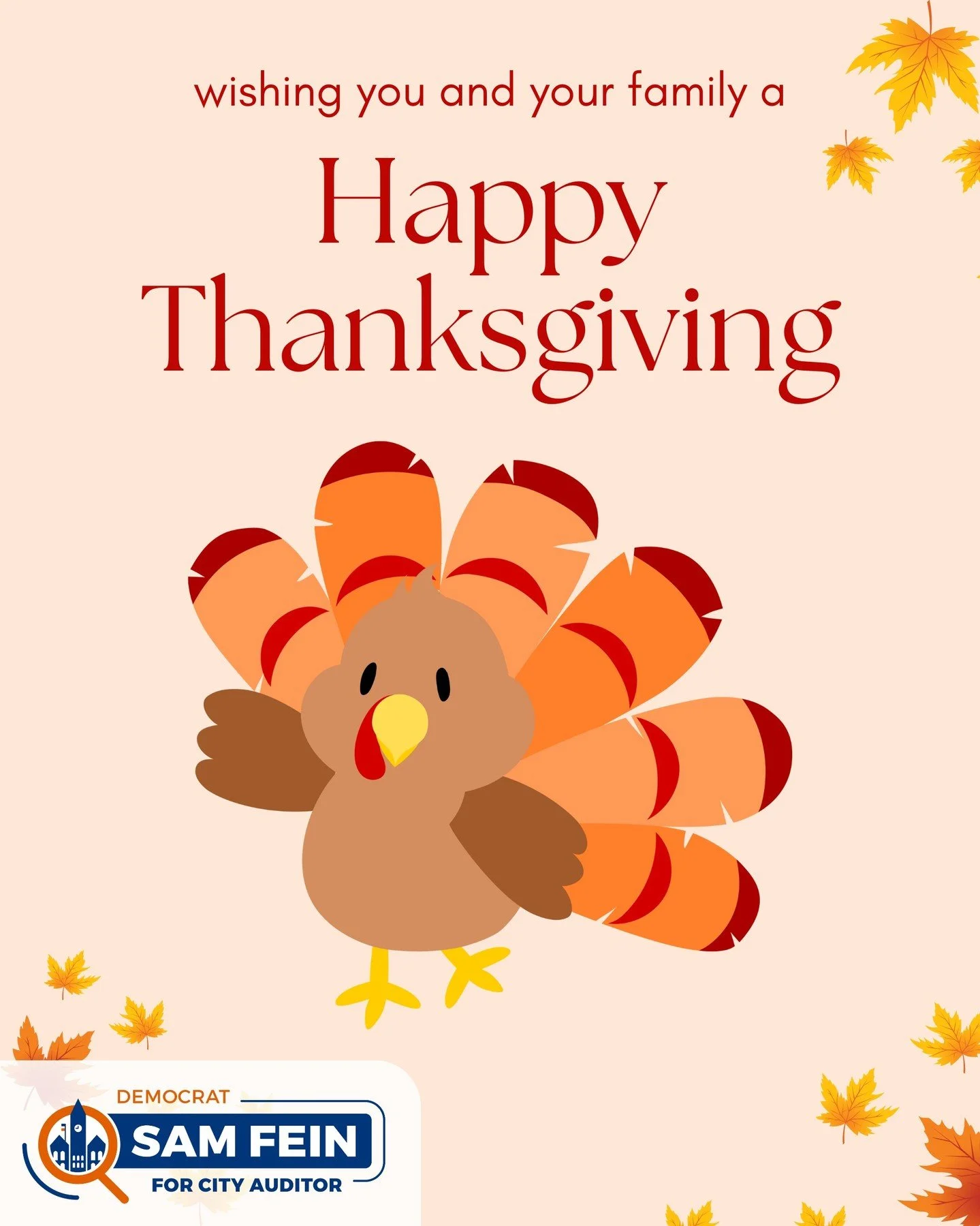 Wishing everyone a Happy Thanksgiving 🦃