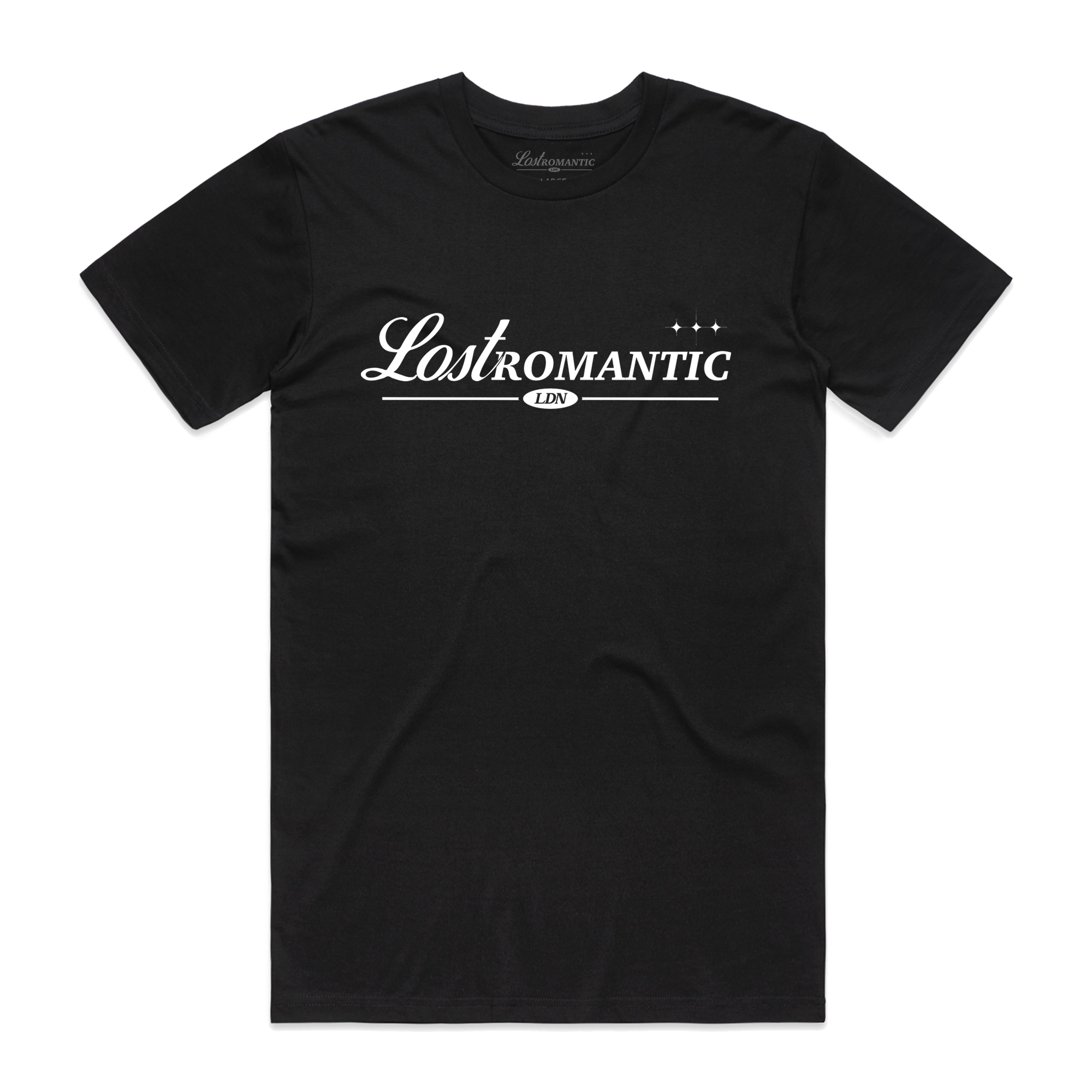 LONDON SCRIPT - BLACK T-SHIRT