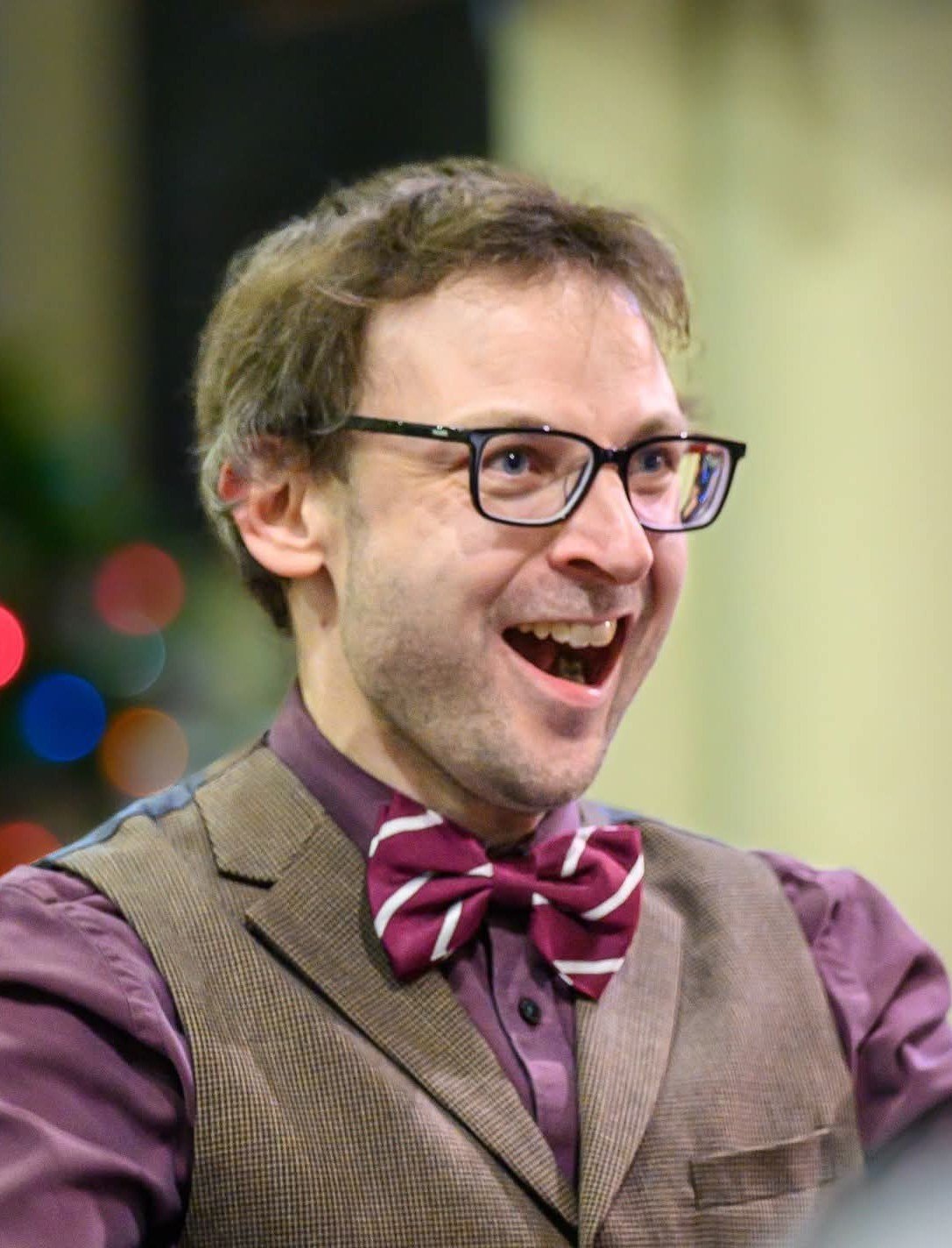 William Baldry smiling