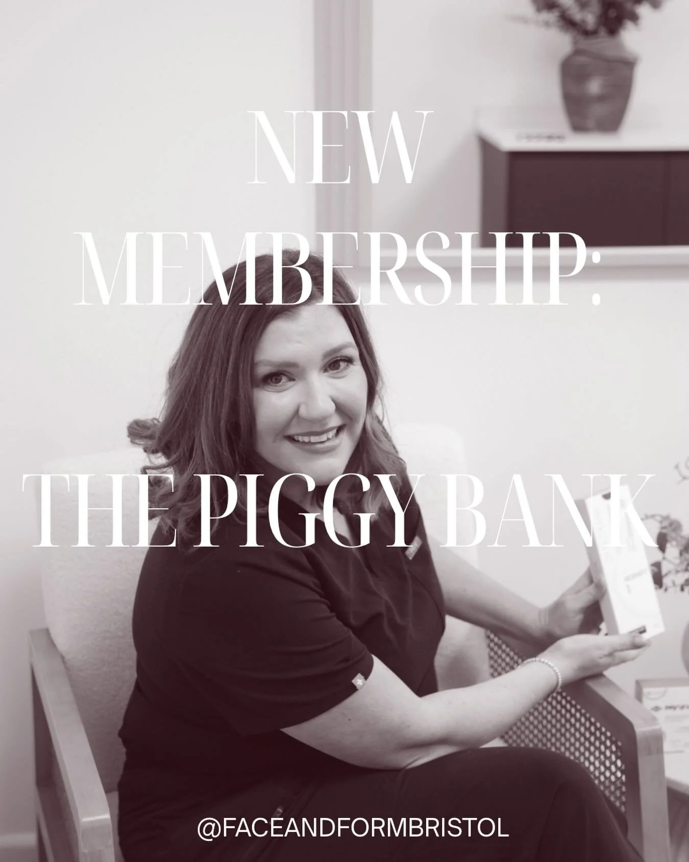 Exciting news! Our announcement about The Piggy Bank membership is still going strong! Lots of you are already on board. 

This membership is perfect for those who want to plan ahead for treatments. 

Here's how it works: you bank &pound;60 a month, 