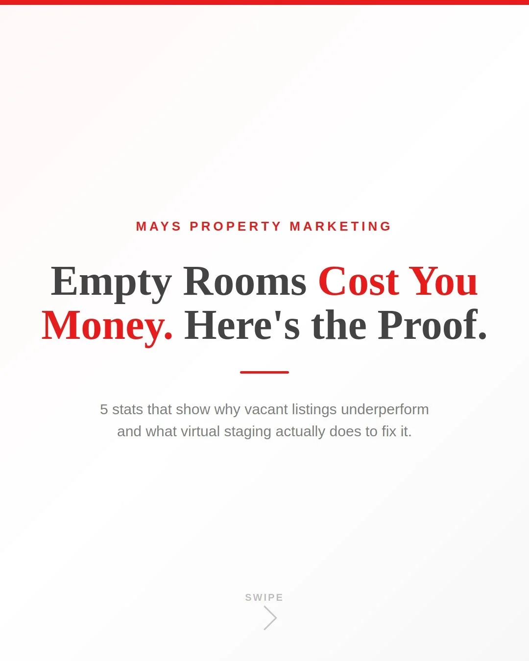 That empty flat looks smaller than it is. Your buyers think so too.
9 out of 10 people can't accurately judge the size of a vacant room. And 83% of buyers say they simply can't picture themselves living in one.
We pulled 5 stats that show what virtua