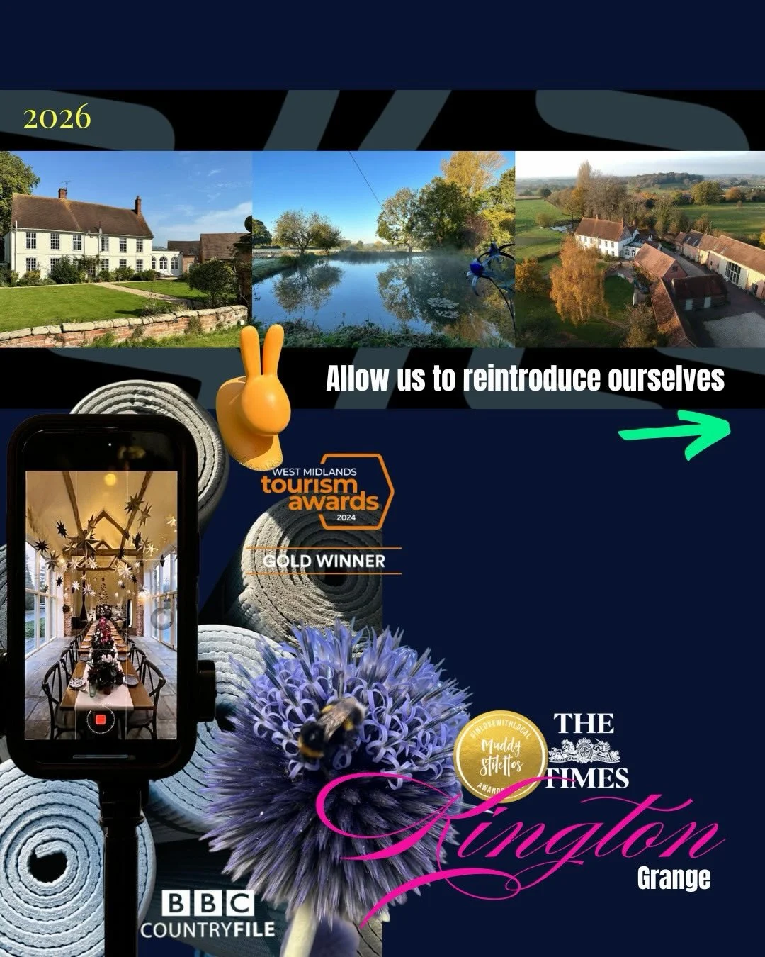 As we all settle back in after the break, and by way of a reintroduction (hello to those of you who are brand new around here) - we wanted to share some of the possibilities here at Kington Grange. We&rsquo;re saying YES as we dive into 2026. Drop us