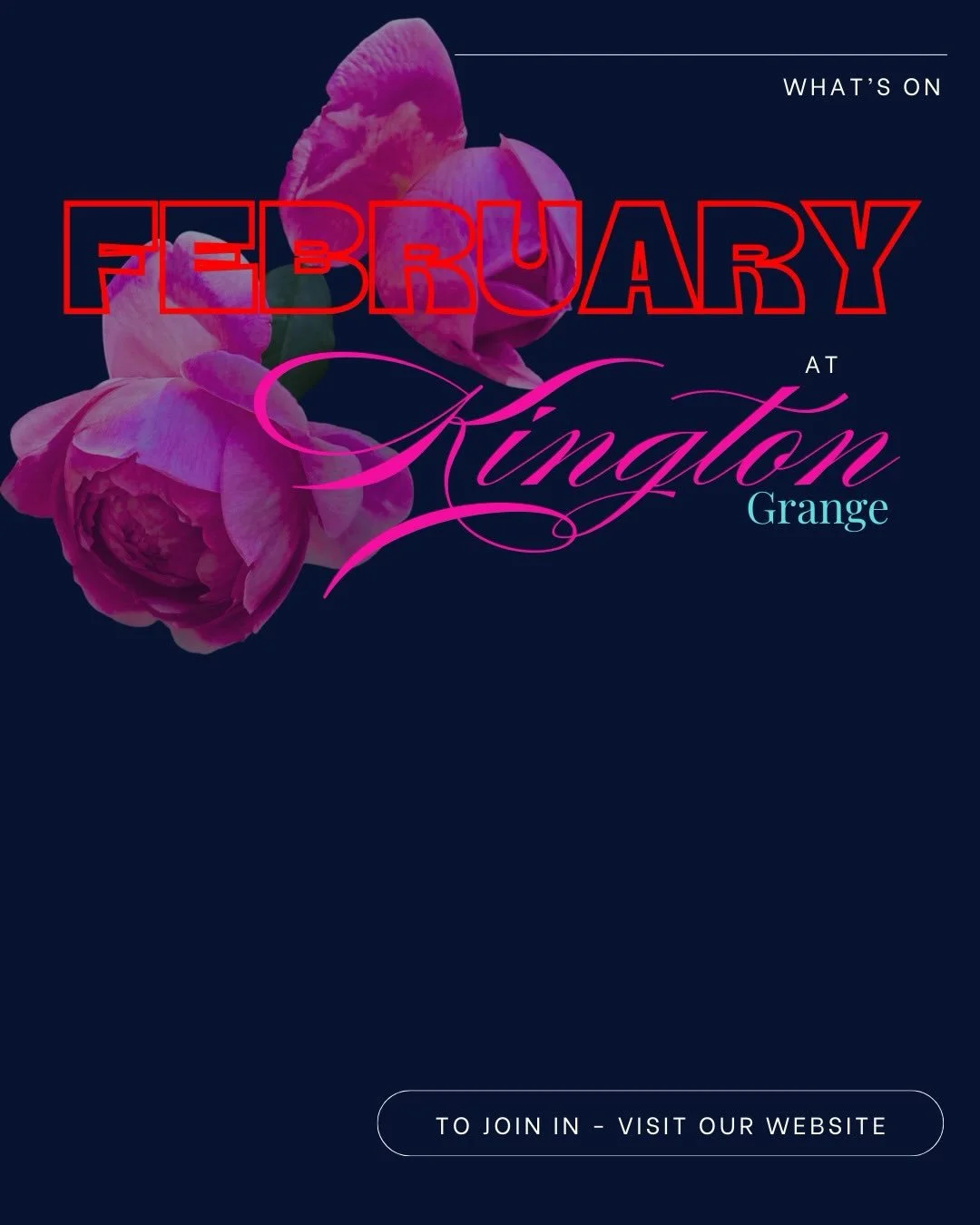 Check out the CALENDAR - WHAT&rsquo;S ON section of the website to stay up to date with all that is happening here at Kington Grange. We&rsquo;ve got so many treats lined up for you throughout February. 

Intrigued about our Valentine&rsquo;s package