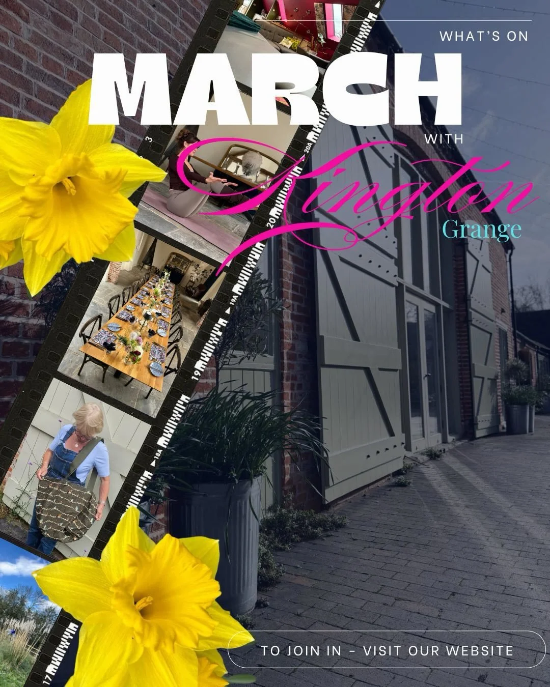 Hardly a spare day in the calendar for March, there is so much to get stuck into. Whether you&rsquo;re keen to join a one off event, interested in networking, taking up a new crafting hobby or getting into your wellness - we have something for most. 