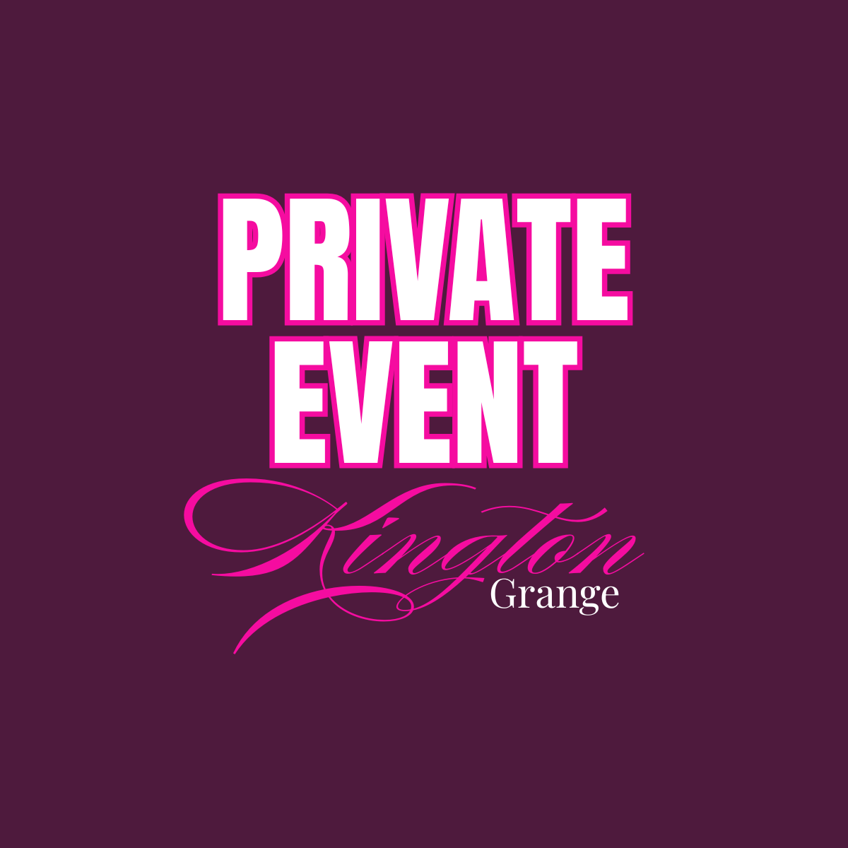 Private event: Children’s party