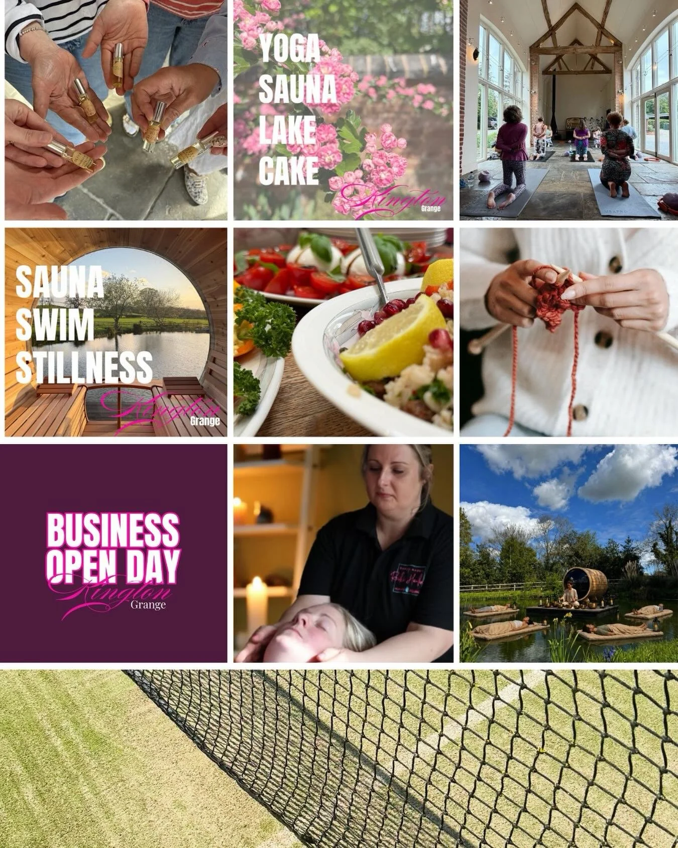 There&rsquo;s so much coming up in the coming weeks. Keep an eye on the website for all the booking information. And try something new at Kington Grange. Floating soundbaths, mini sauna retreats, yoga, reiki, pilates. The list goes on. 

We hope to s