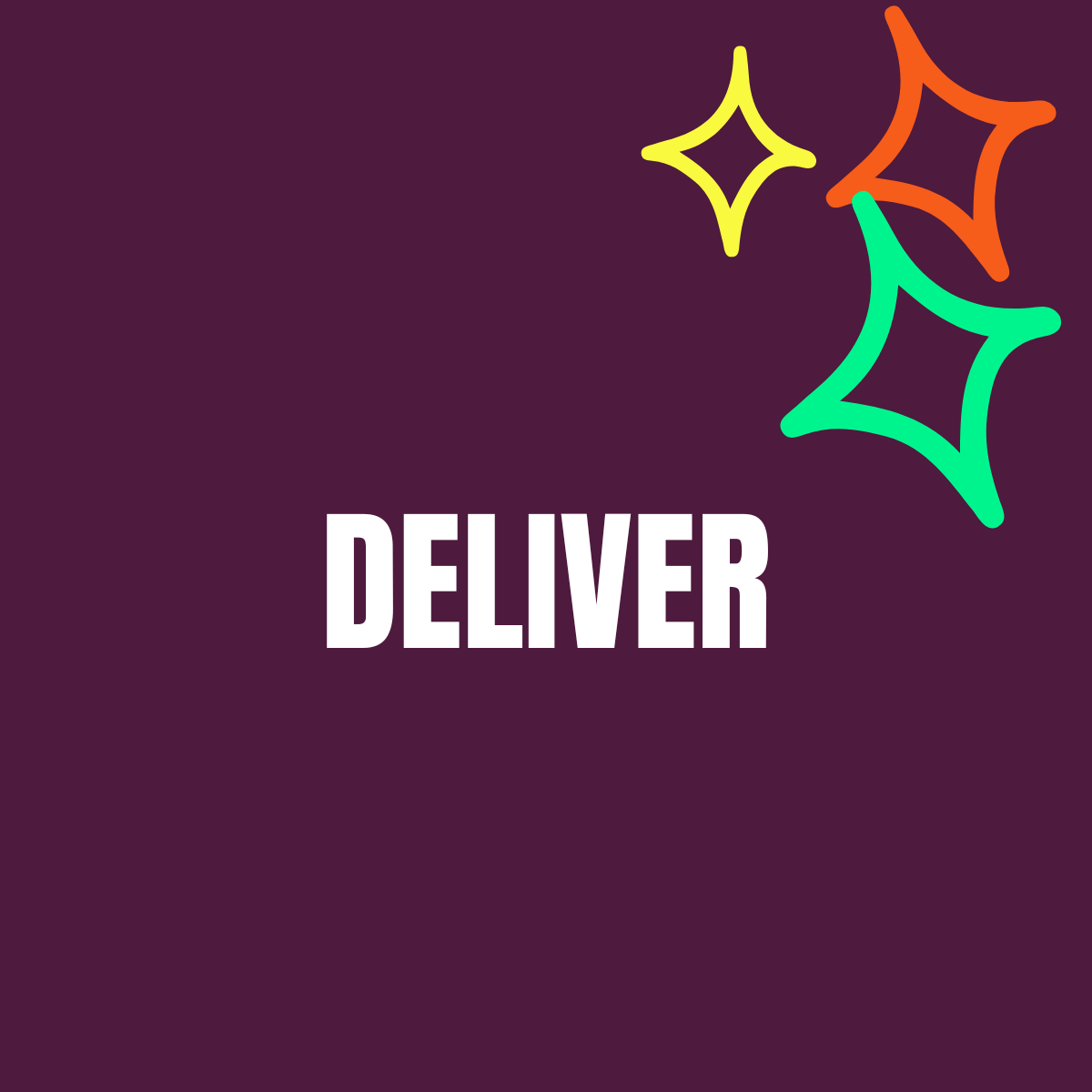 Geometric drawing of an outline square with sections divided by vertical, horizontal, and diagonal lines.