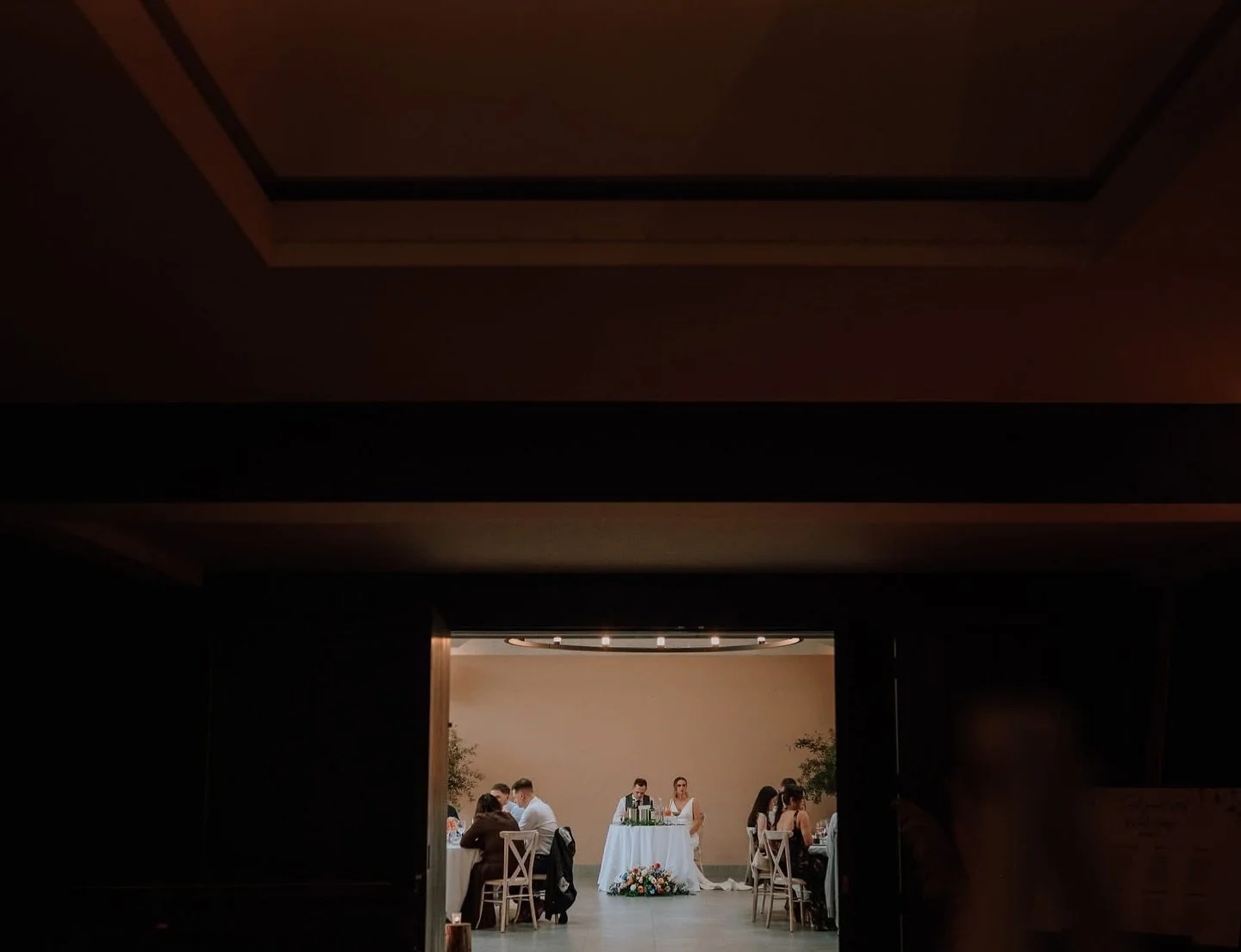 Just before the first toast, they stopped and looked around. A whole room filled with the people who built their story&hellip; and the moment hit them 🥹❤️