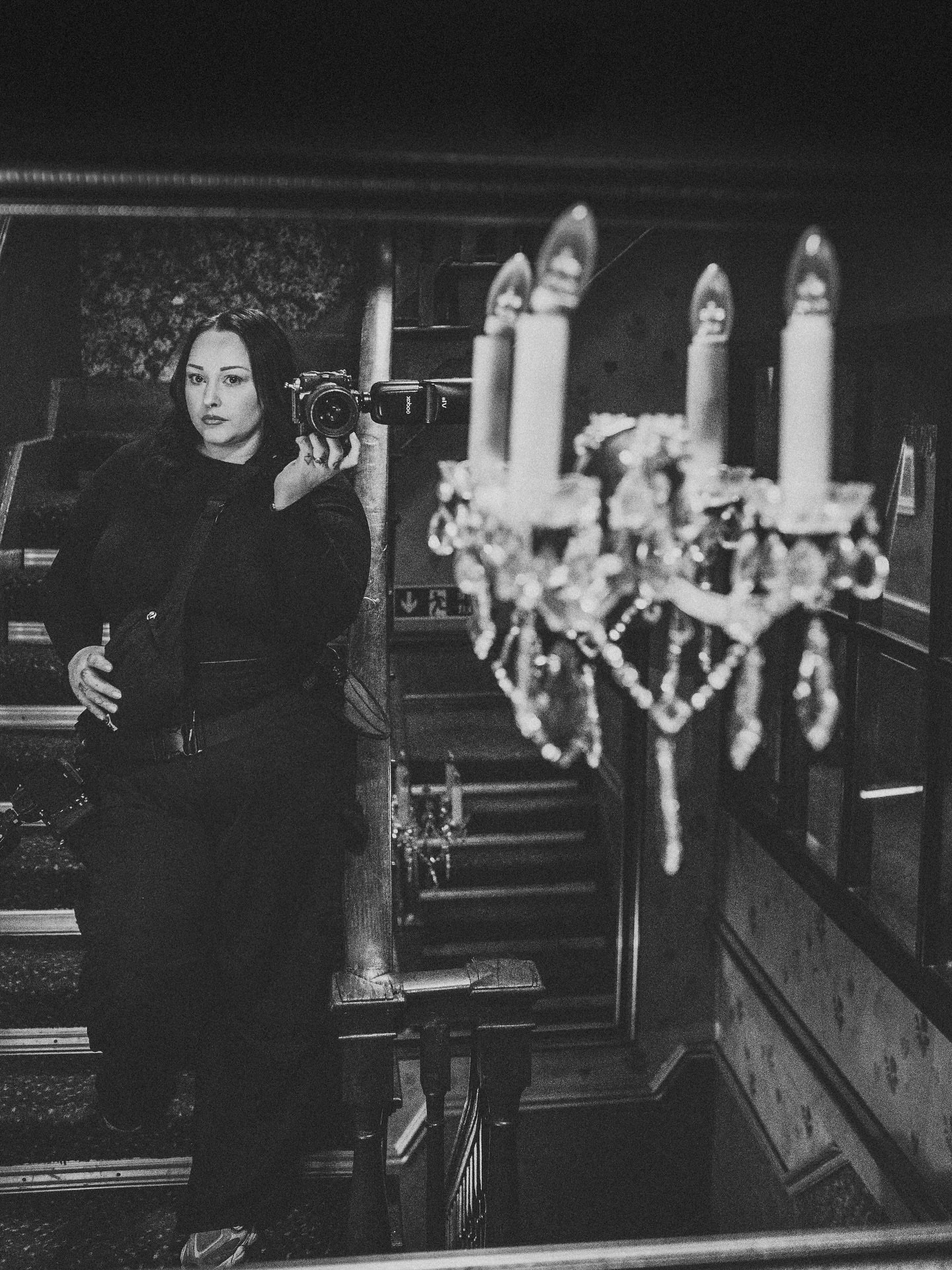 Last @hundredhouseweddings wedding of the year 🖤

Snapped this selfie just before packing up my cameras, feeling equal parts tired and ridiculously grateful. Almost ending the season at Hundred House this weekend just gone felt pretty perfect&hellip