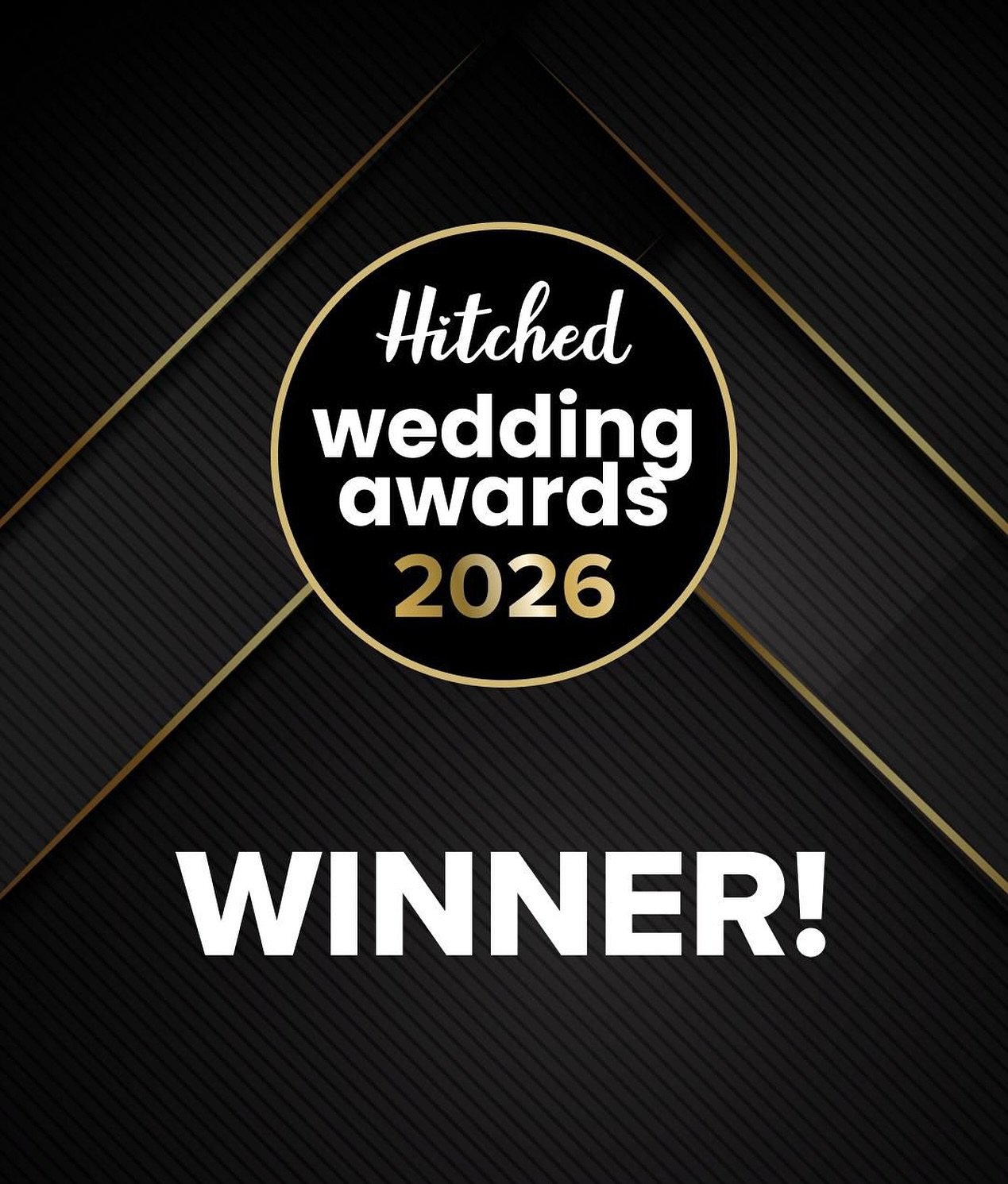 ✨ Hitched Wedding Awards 2026 Winner! ✨ @hitcheduk 

I&rsquo;m incredibly grateful to be named a Hitched Wedding Awards 2026 Winner 🏆
A huge thank you to all the amazing couples who took the time to leave such kind reviews, your support means everyt