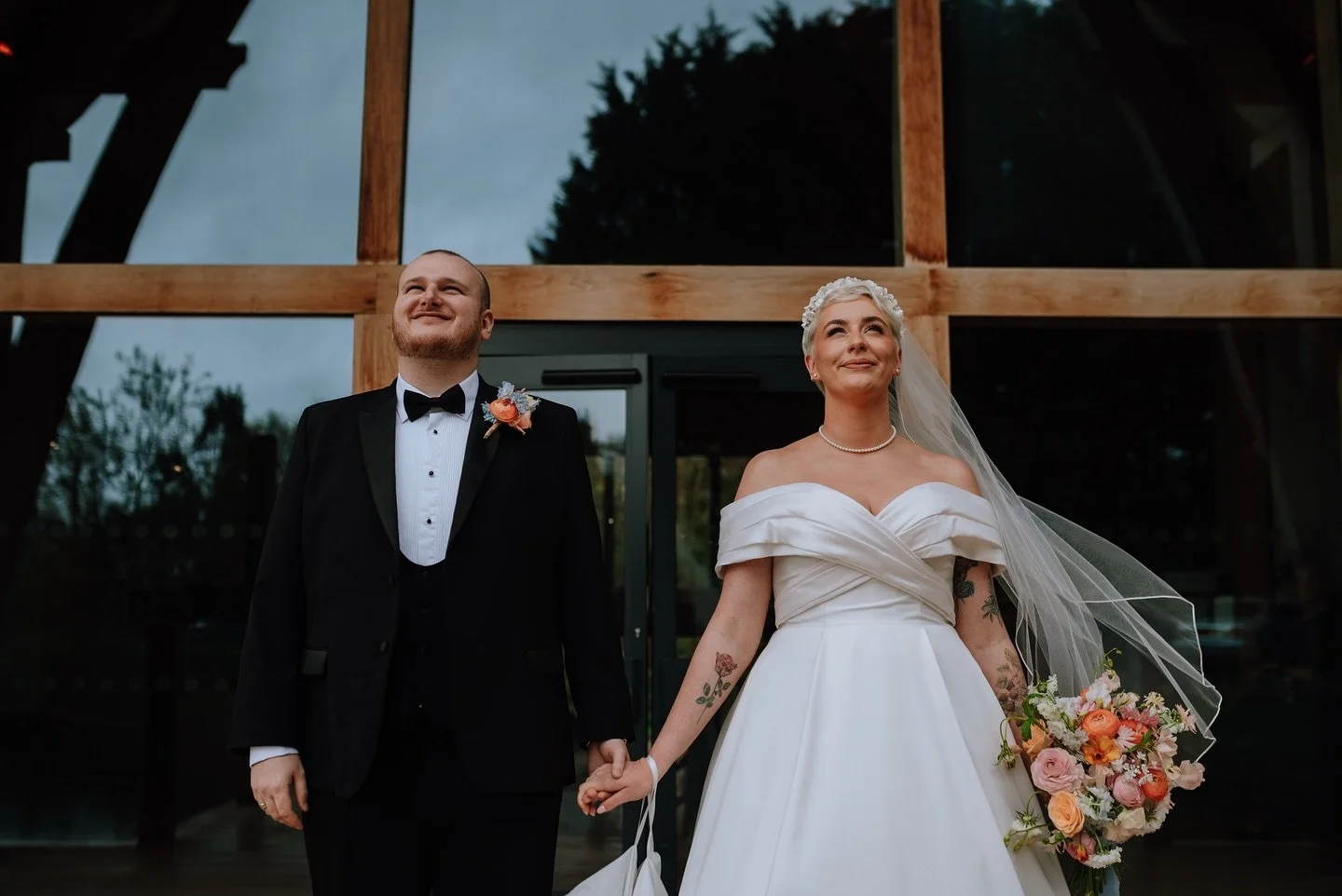 Molly &amp; Sam at @themillbarnsvenue 🤍✨
Colour or black &amp; white&hellip; what are you picking? 🎨🖤

Drop your vote below 👇