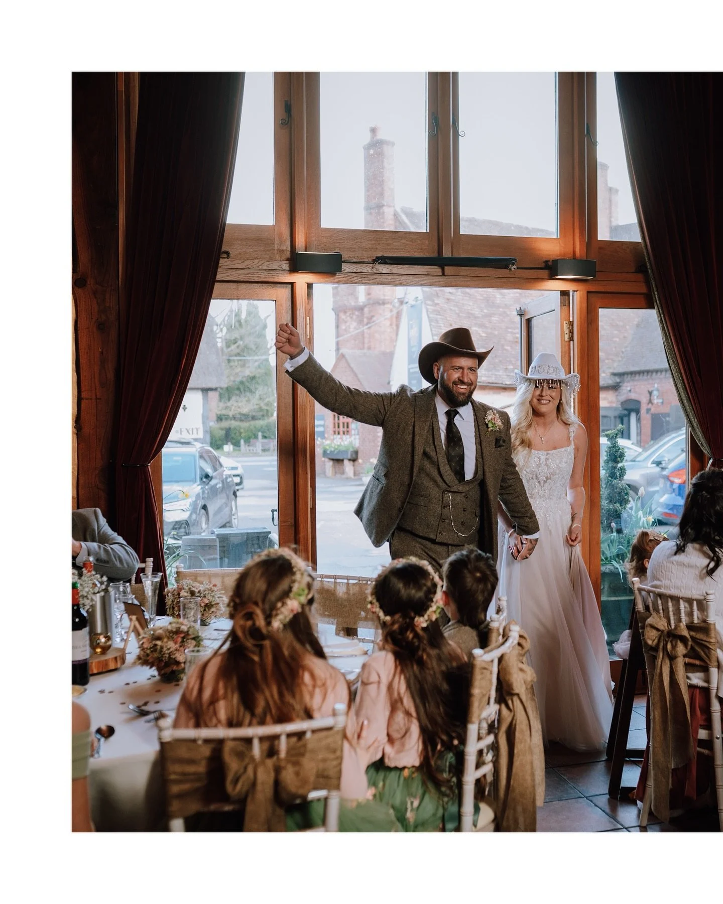 Still not over this incredible day 🤍✨

A country dream brought to life at @hundredhouseweddings cowboy hats, boots, and a full-on rodeo vibe right in the garden room garden space 🤠🌾 From the moment these two said &ldquo;I do&rdquo; to the laughter