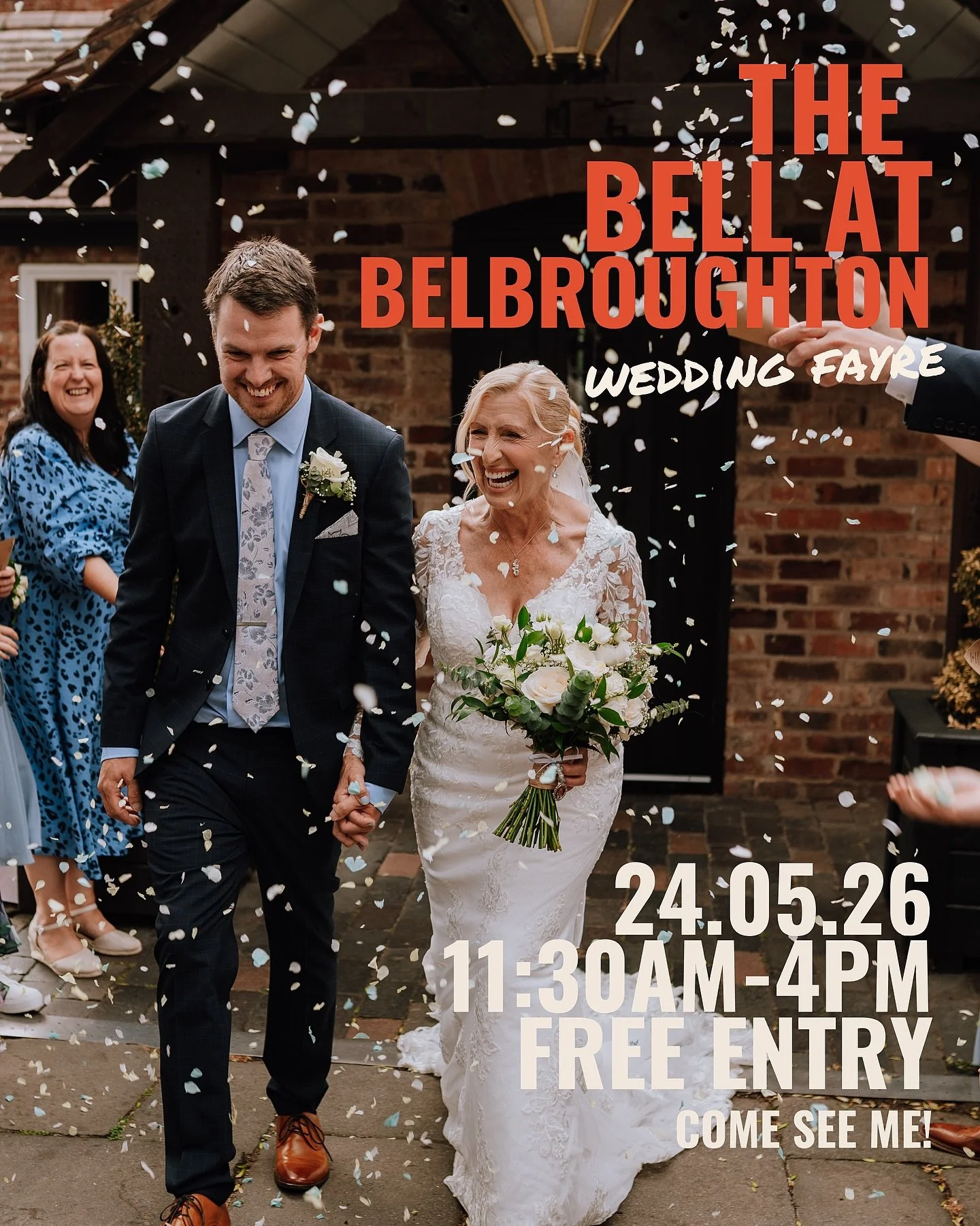 ✨ Wedding planning made easy ✨

Join me at the beautiful @thebell_belbroughton for the next upcoming Wedding Fair 💍

24.05.2026
🕦 Free entry | 11:30am &ndash; 4:00pm
🌿 Explore the beautiful barn
🤍 Meet a wonderful range of wedding suppliers ready