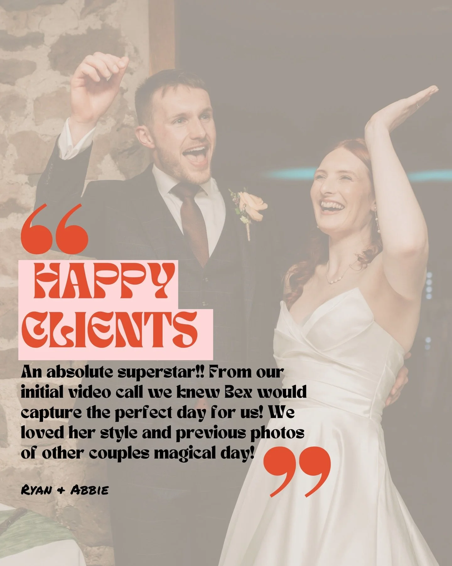 Receiving reviews like this never gets old 🤍

Ryan &amp; Abbie&rsquo;s kind words after their beautiful wedding at @theashesbarns genuinely mean so much to me. Knowing they loved both their photos and the experience from start to finish is exactly w
