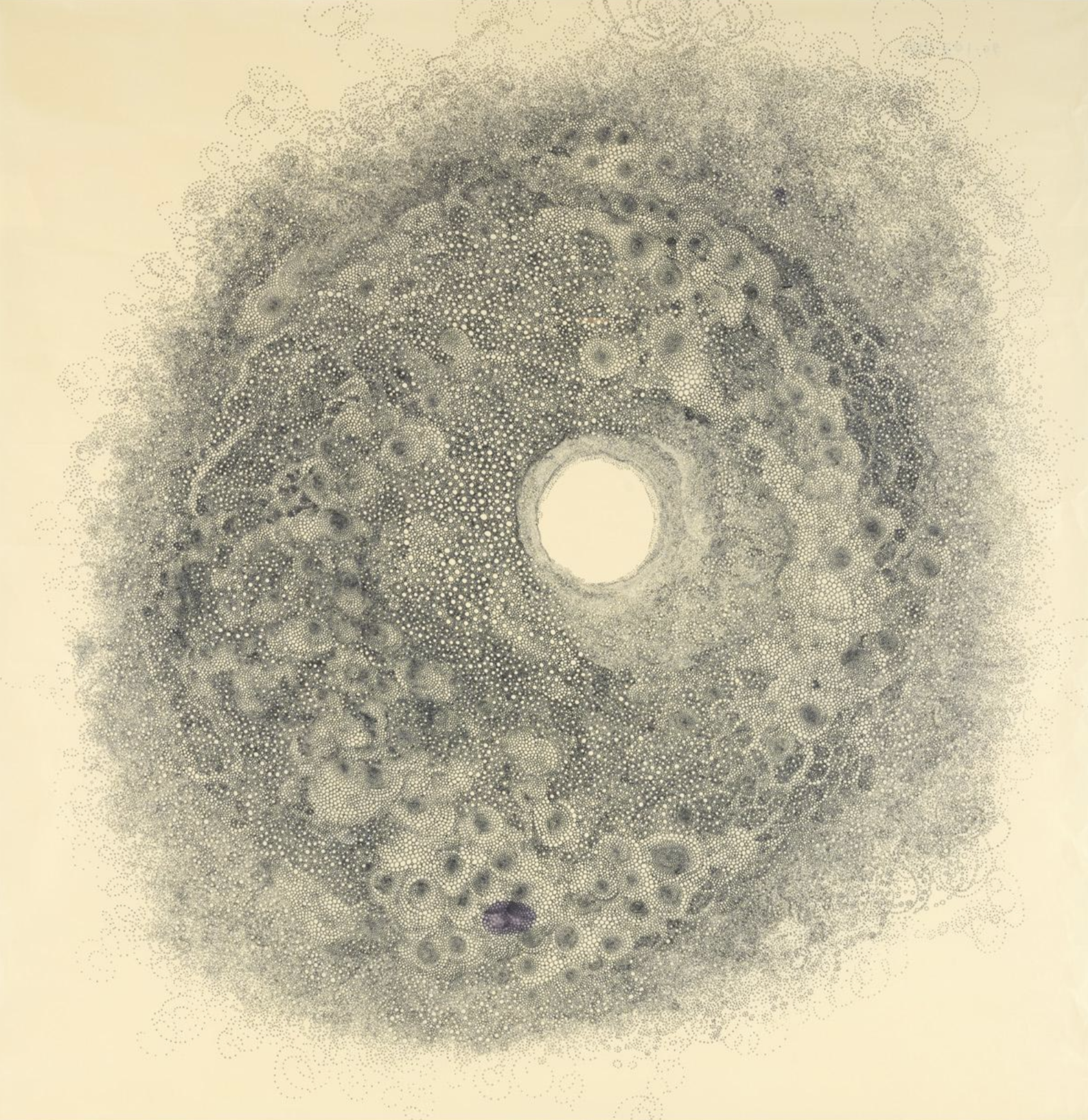 LINE AND FORM: Hiroyuki Doi 'Untitled', 2008. (ink on wasabi paper) (JAPAN)
