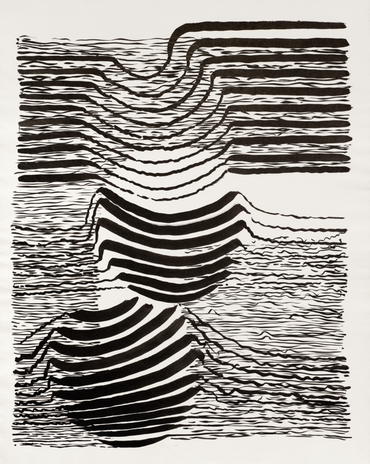 LINE AND EXPRESSION: Gego 'Sin titulo', 1968. (ink on paper) (VENEZUELA) 
