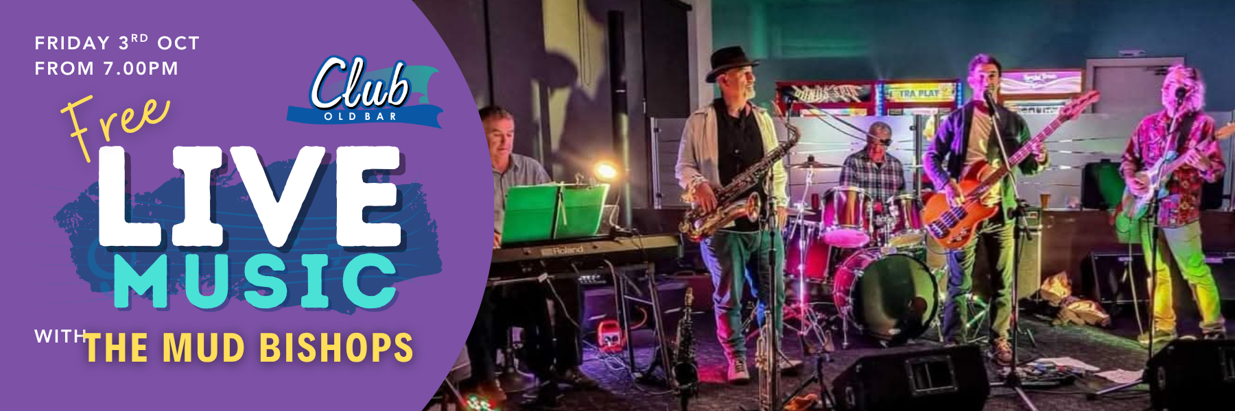 Free Live Music with THE MUD BISHOPS