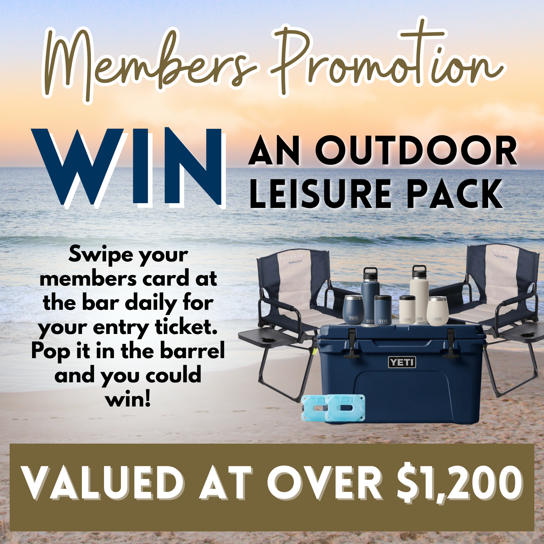 win an outdoor leisure pack!