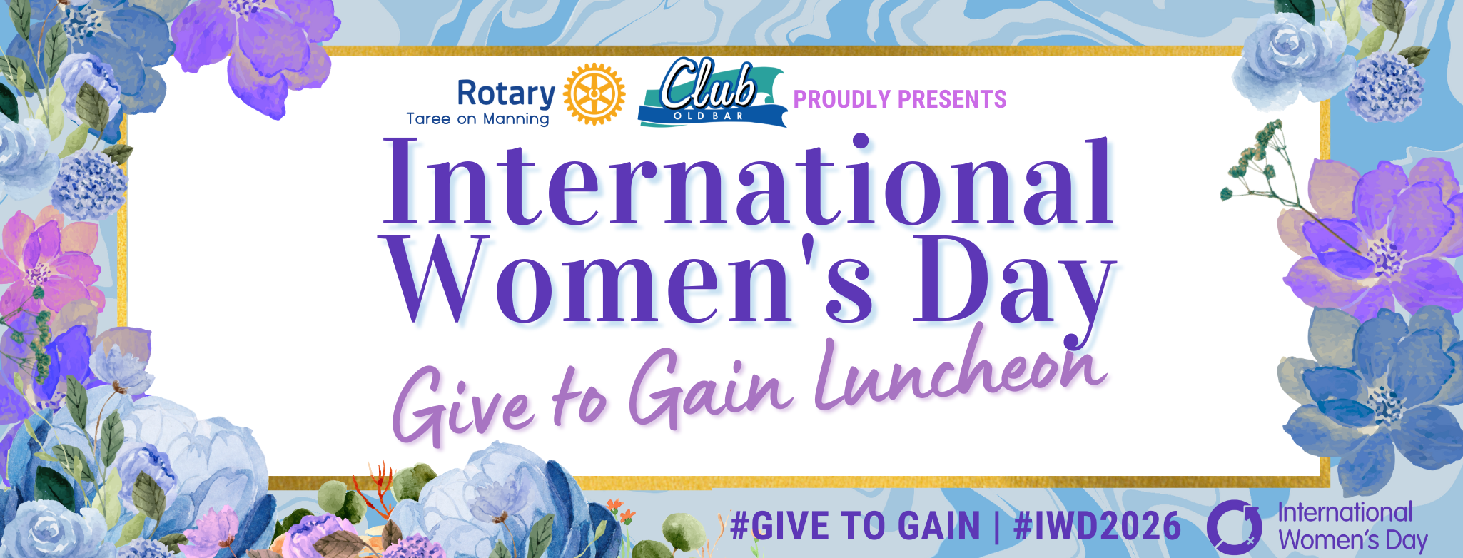 International Women’s Day – Give to Gain Luncheon